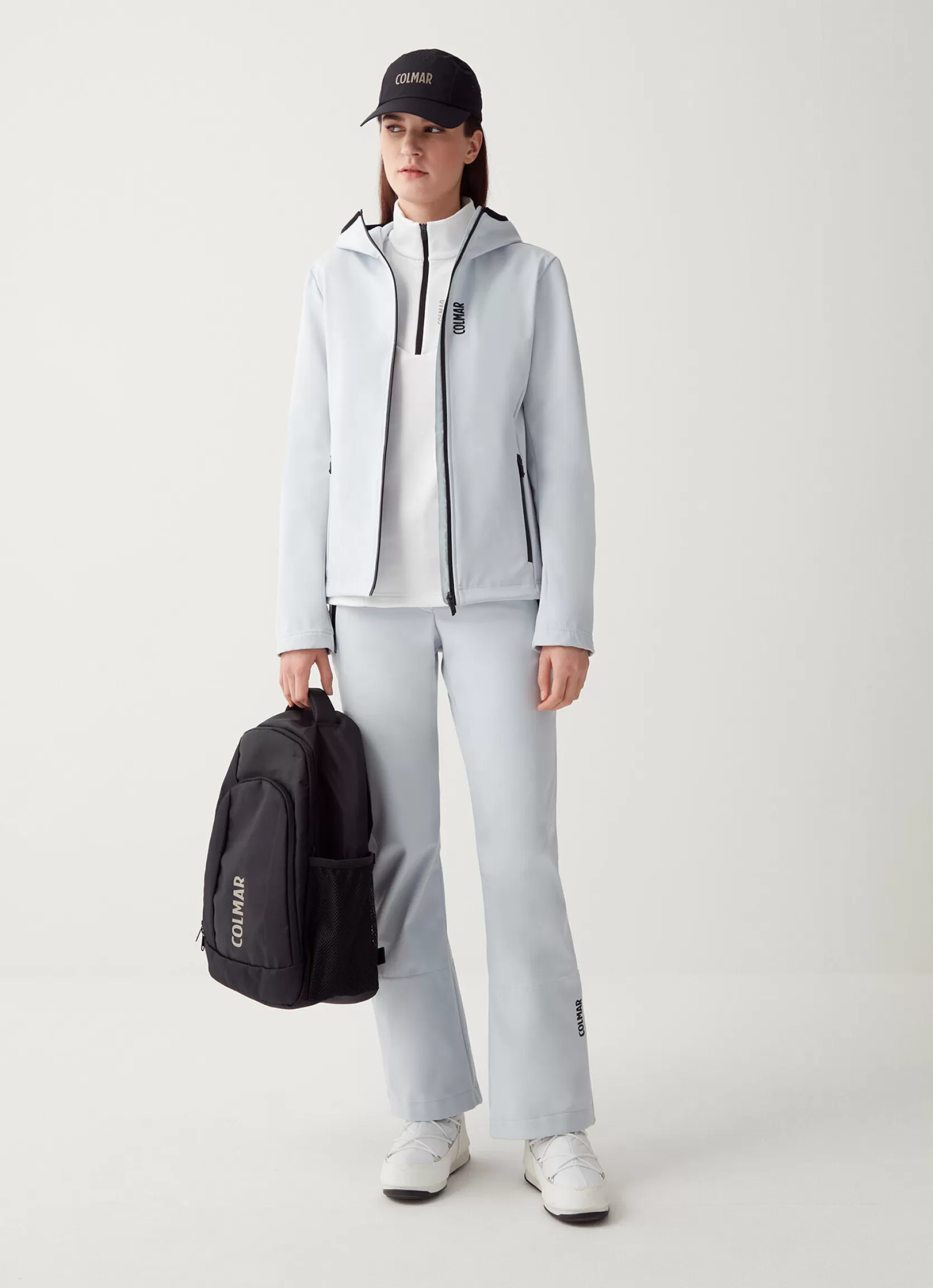 Colmar Stretch softshell jacket with hood | woman Ski Jackets