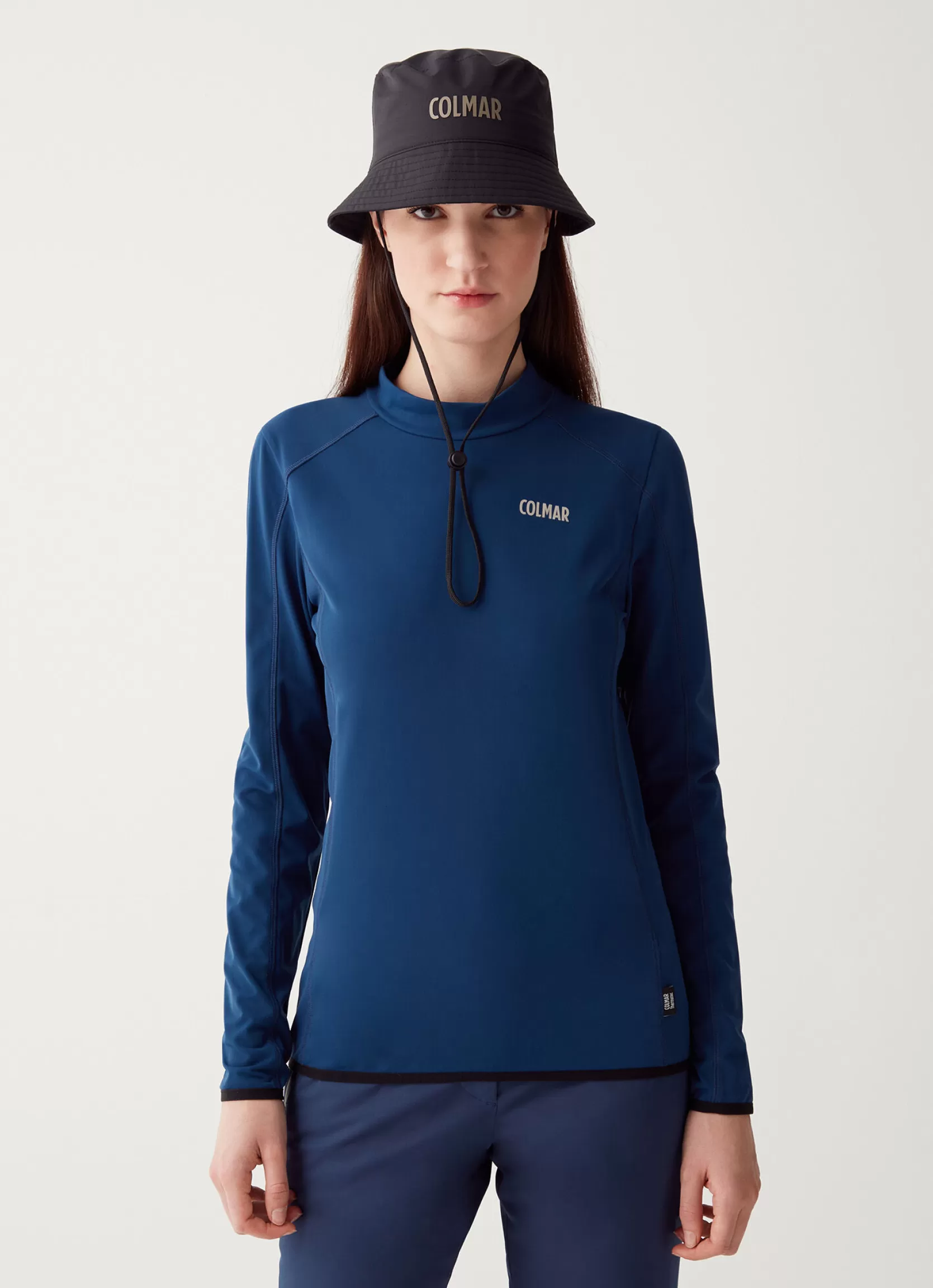 Colmar Stretch thermal ski sweatshirt with high neck | woman Sweatshirts and Fleeces