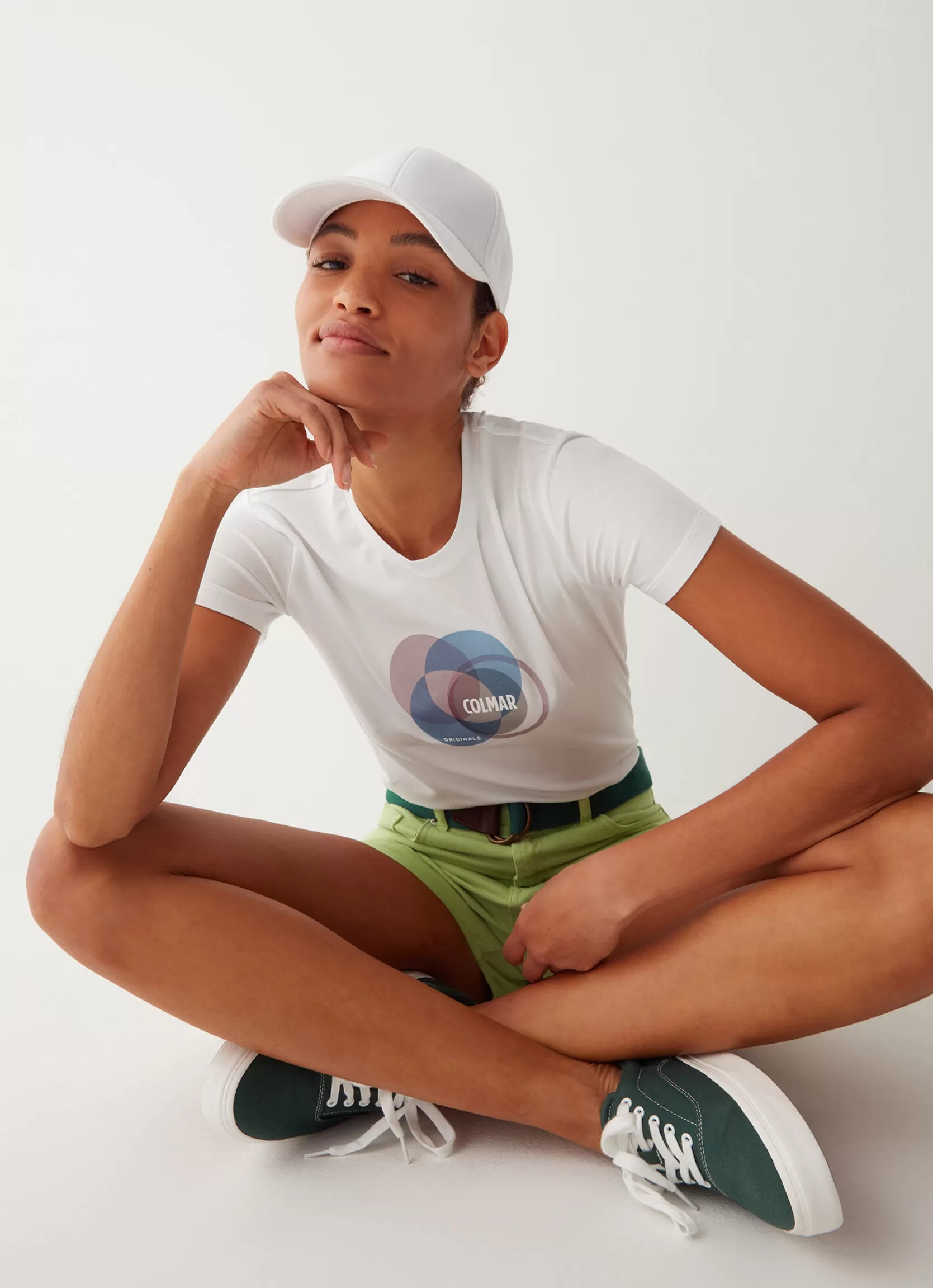 Colmar Stretch T-shirt with pastel print | woman Outlet