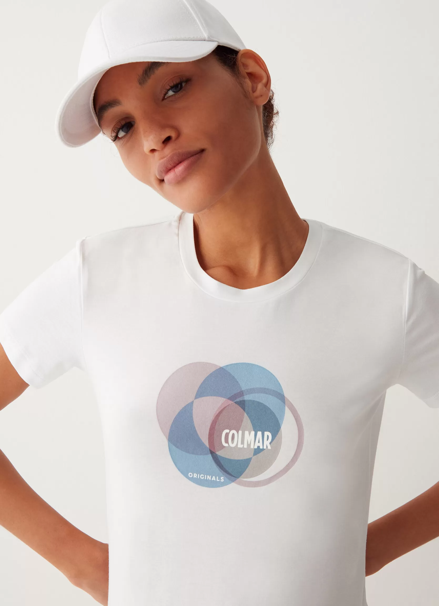 Colmar Stretch T-shirt with pastel print | woman Outlet