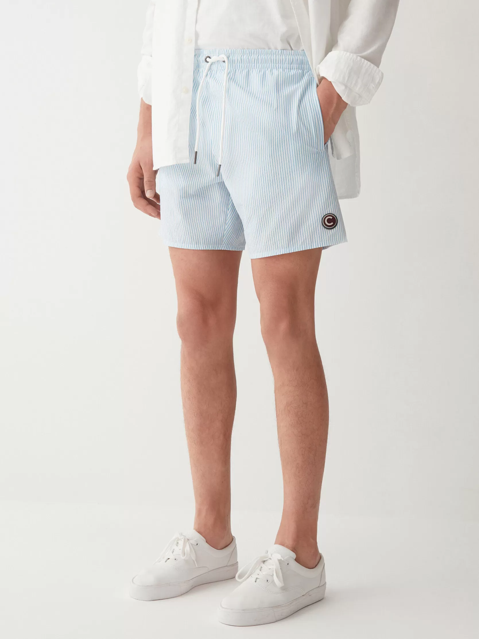 Colmar Striped swimsuit with elasticated waist | man Outlet