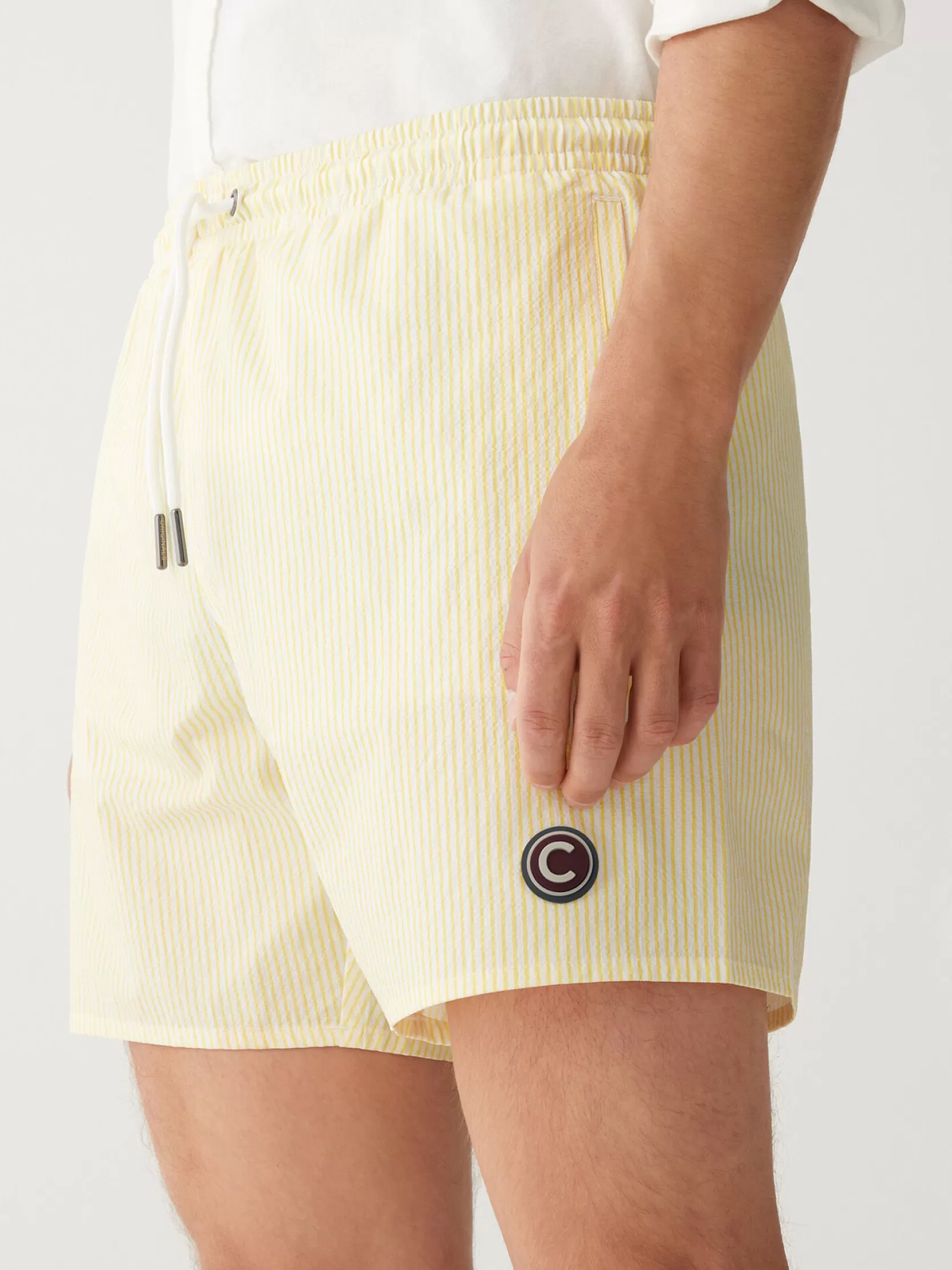 Colmar Striped swimsuit with elasticated waist | man Outlet