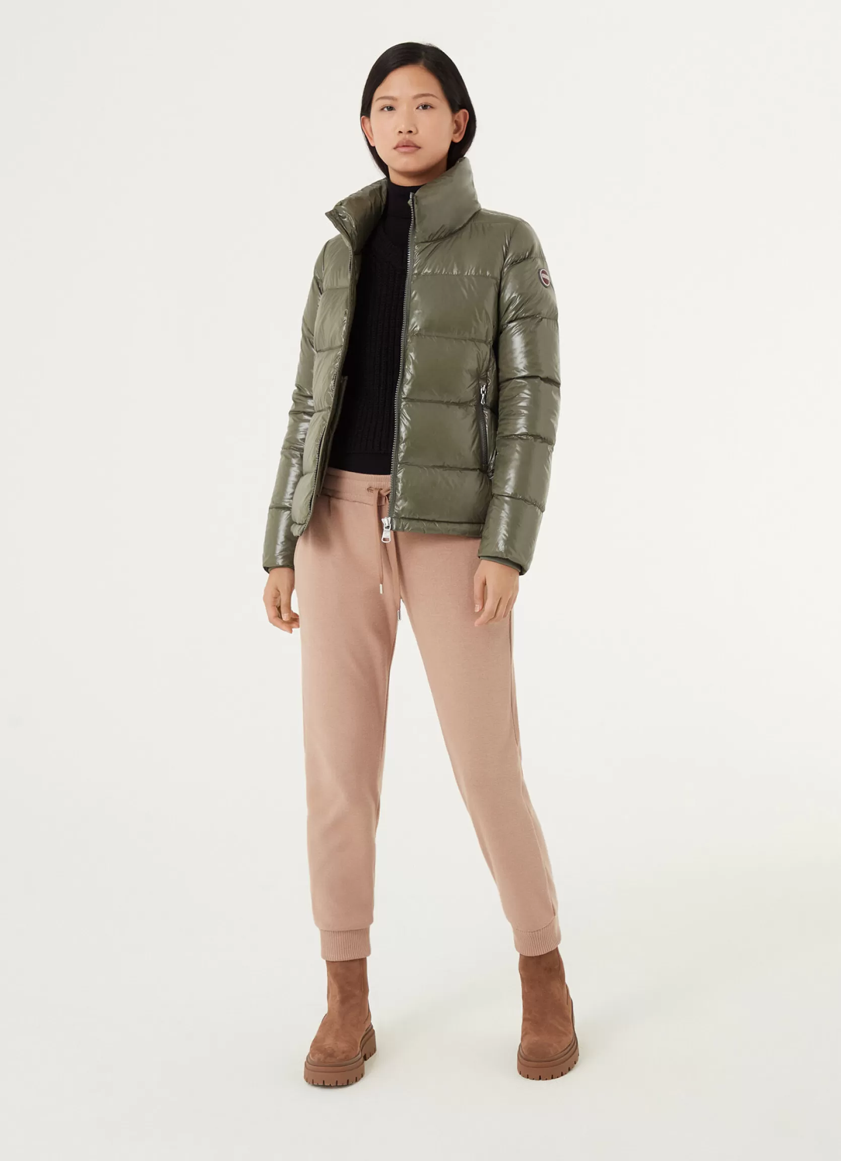 Colmar Super shiny down jacket with enveloping collar | woman Outlet
