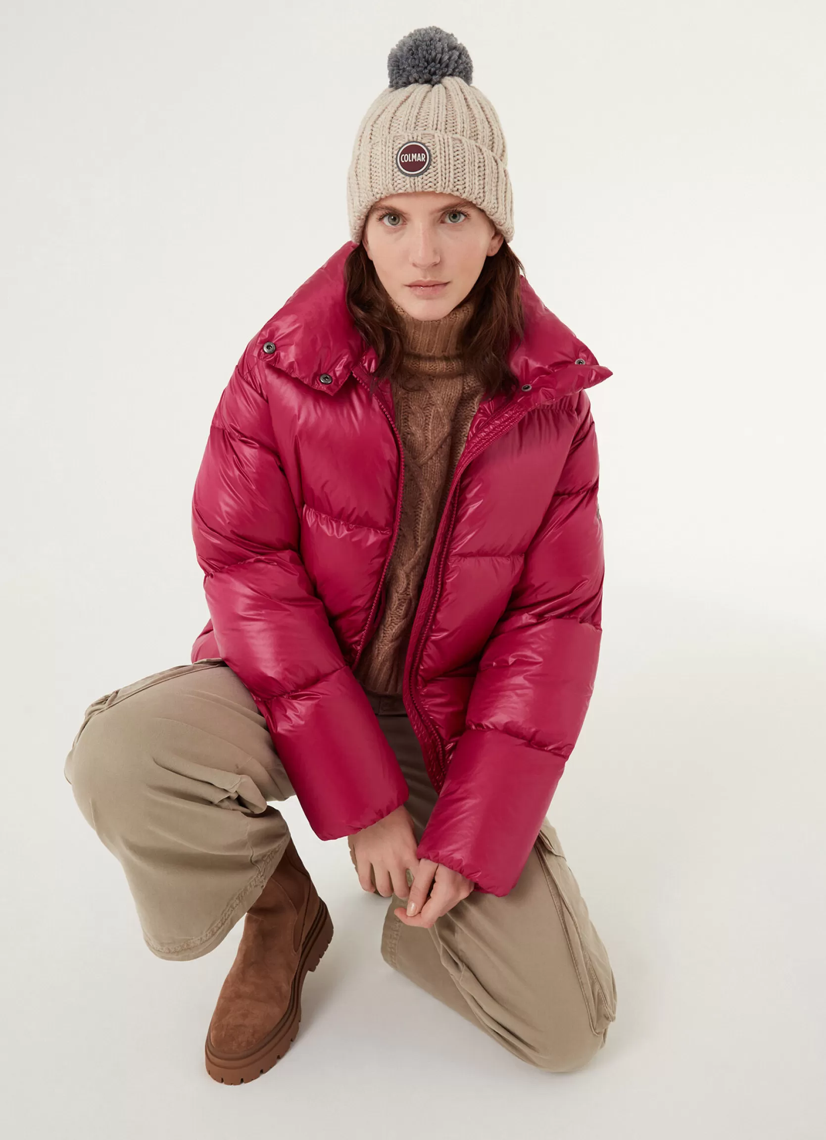 Colmar Super-padded puffy down jacket with high collar | woman Outlet