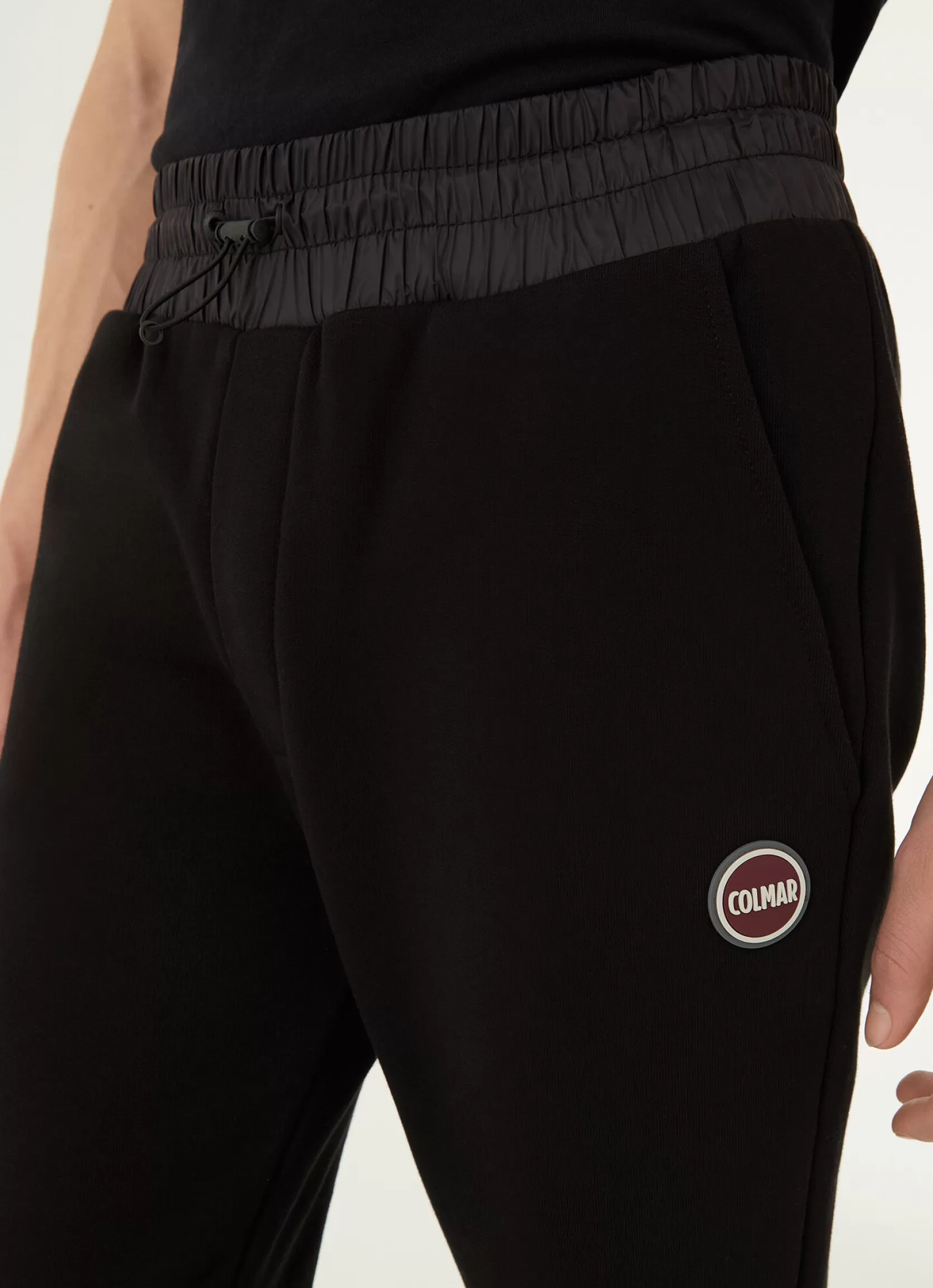 Colmar Sweatpants in fleece with nylon inserts | man Outlet