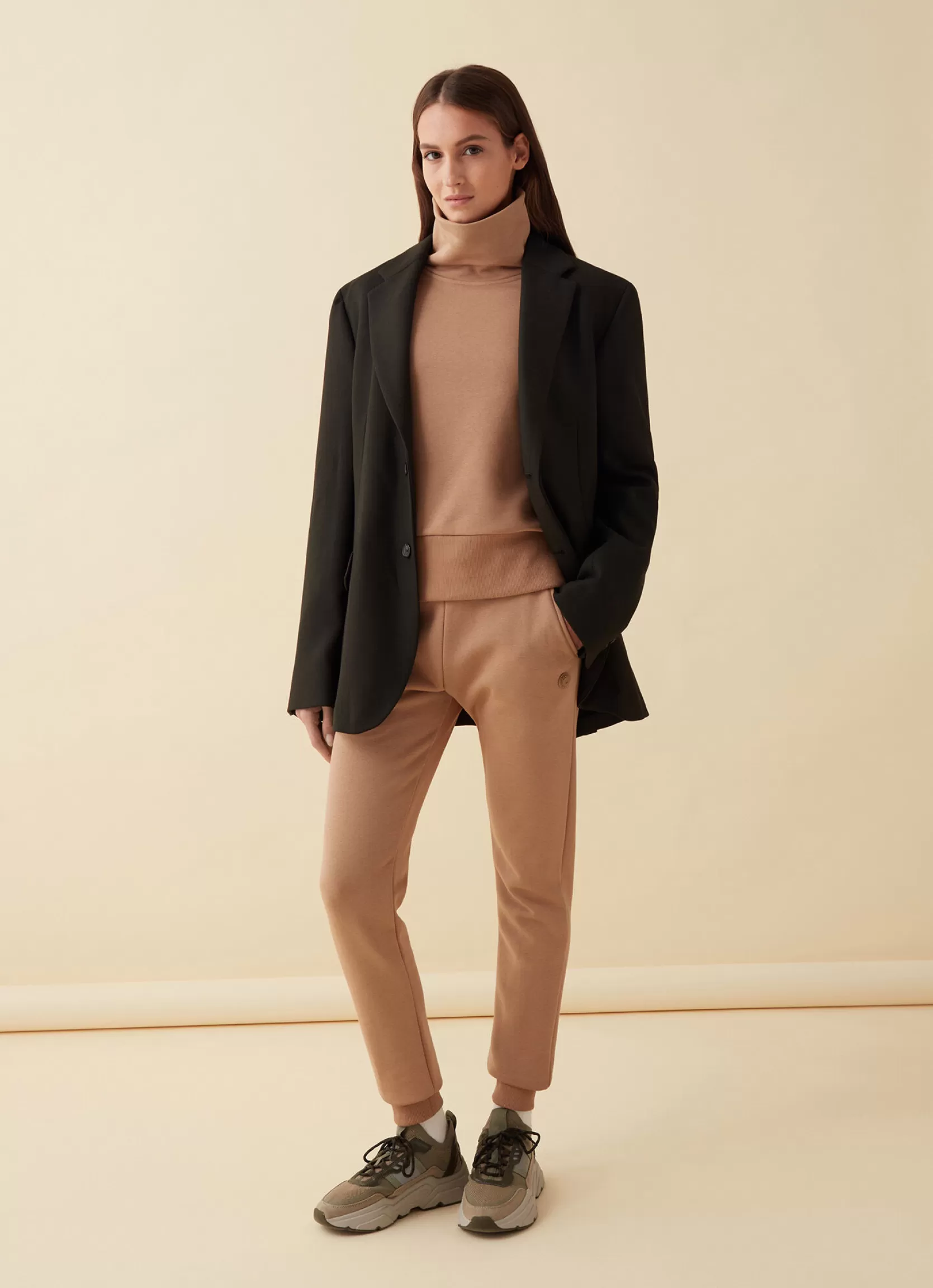 Colmar Sweatpants with ribbed details | woman Recycled Essential | Trousers