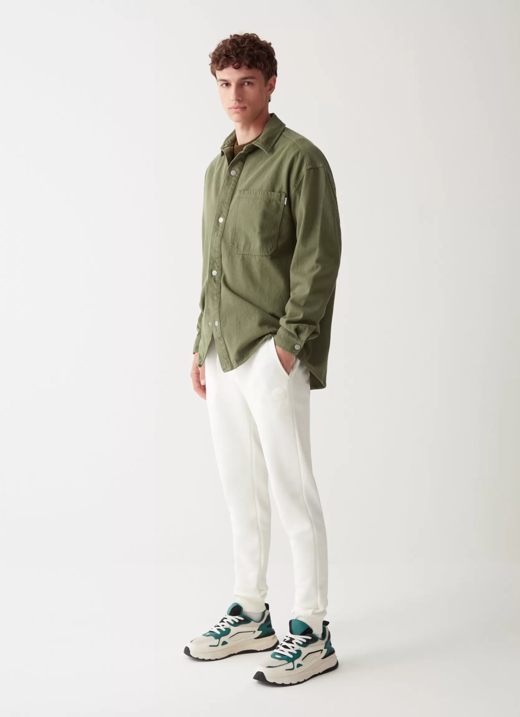 Colmar Sweatpants with ribbed details | man Recycled Essential | Trousers