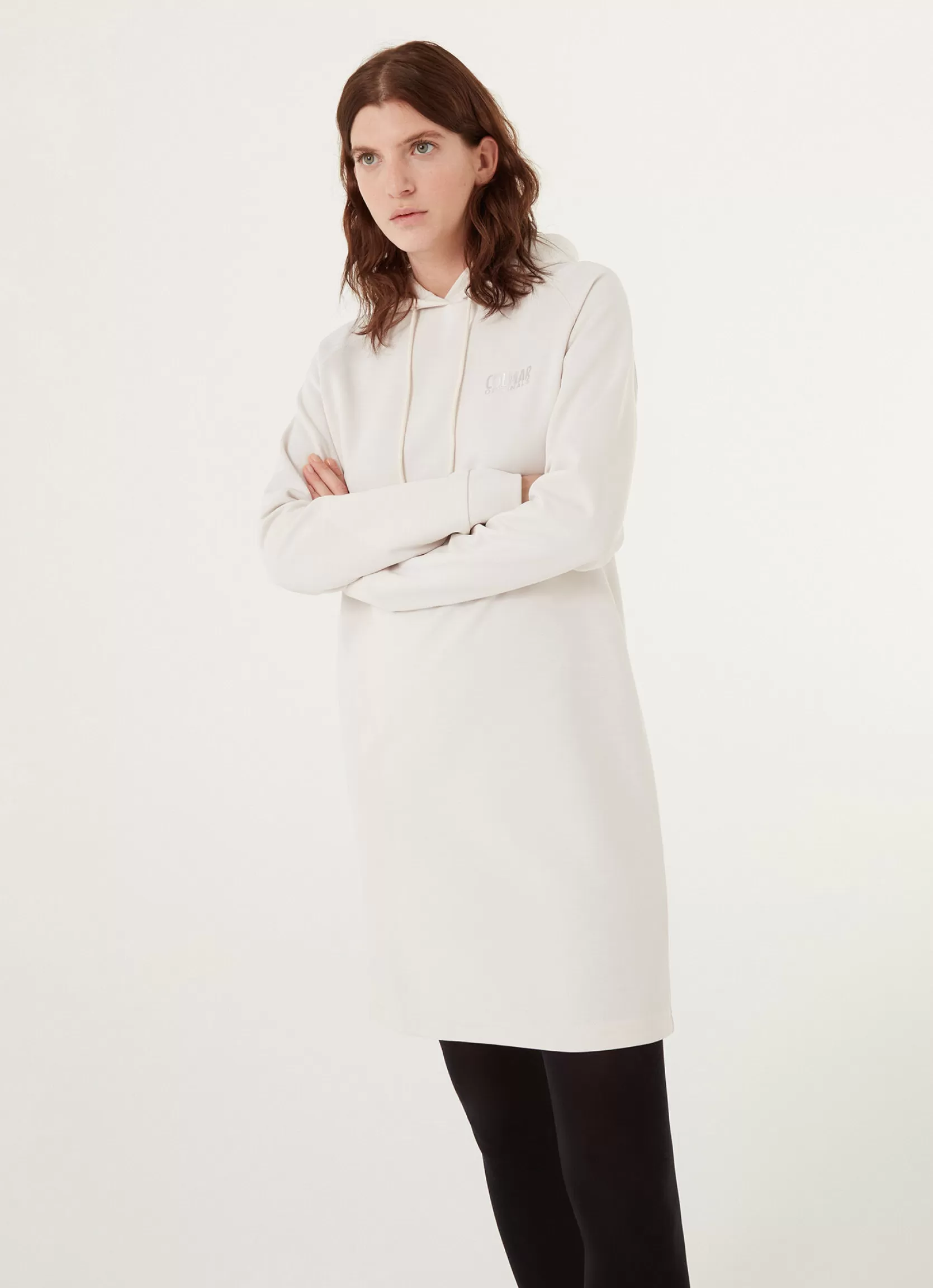 Colmar Sweatshirt dress with hood and shiny logo | woman Outlet