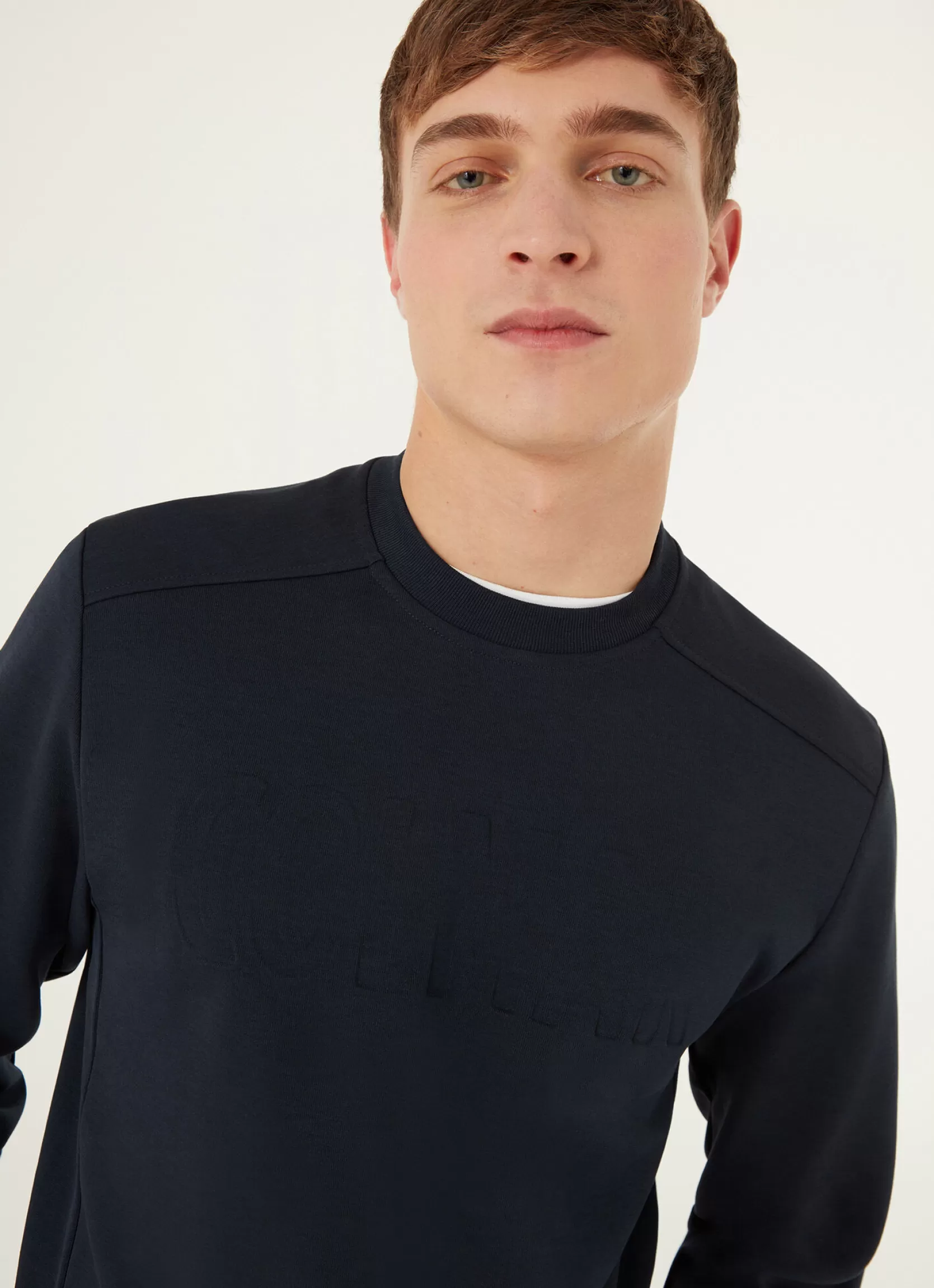 Colmar Sweatshirt with matching colour, embossed maxi logo | man Outlet