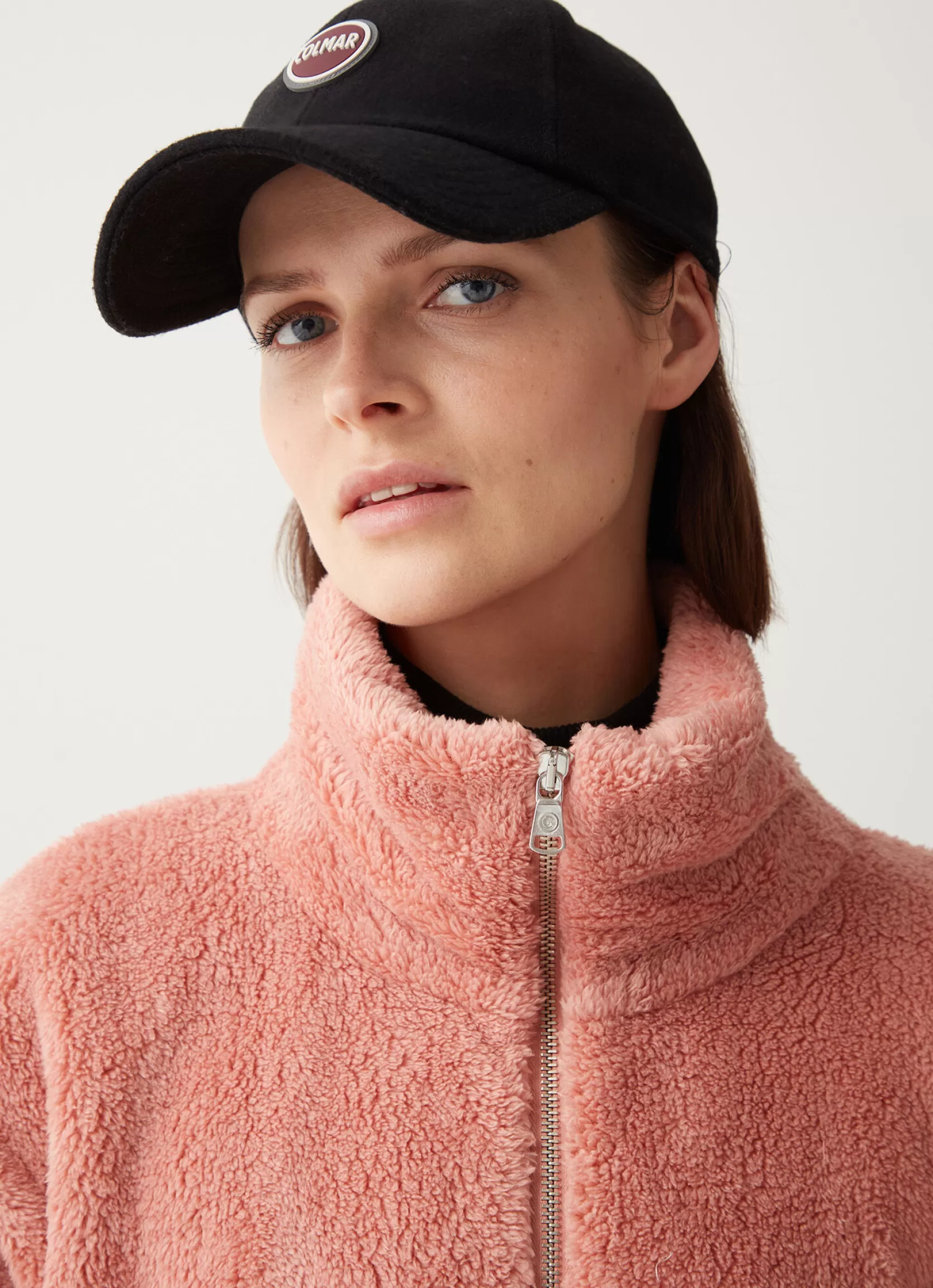 Colmar Teddy bear-effect full zip sweatshirt | woman Sweatshirts
