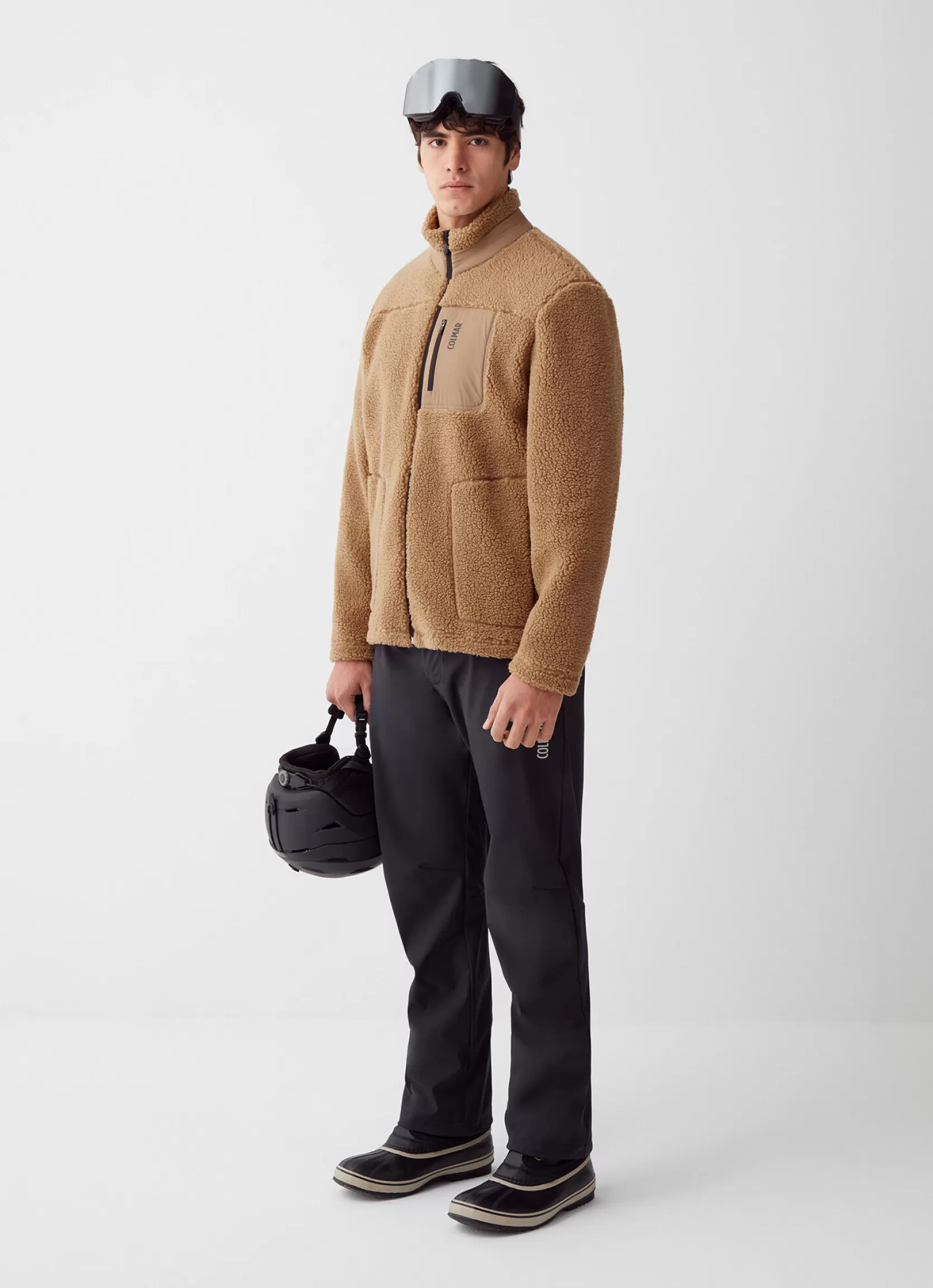 Colmar Teddy bear-effect full zip sweatshirt | man Sweatshirts and Fleeces | SKI COLLECTION MAN