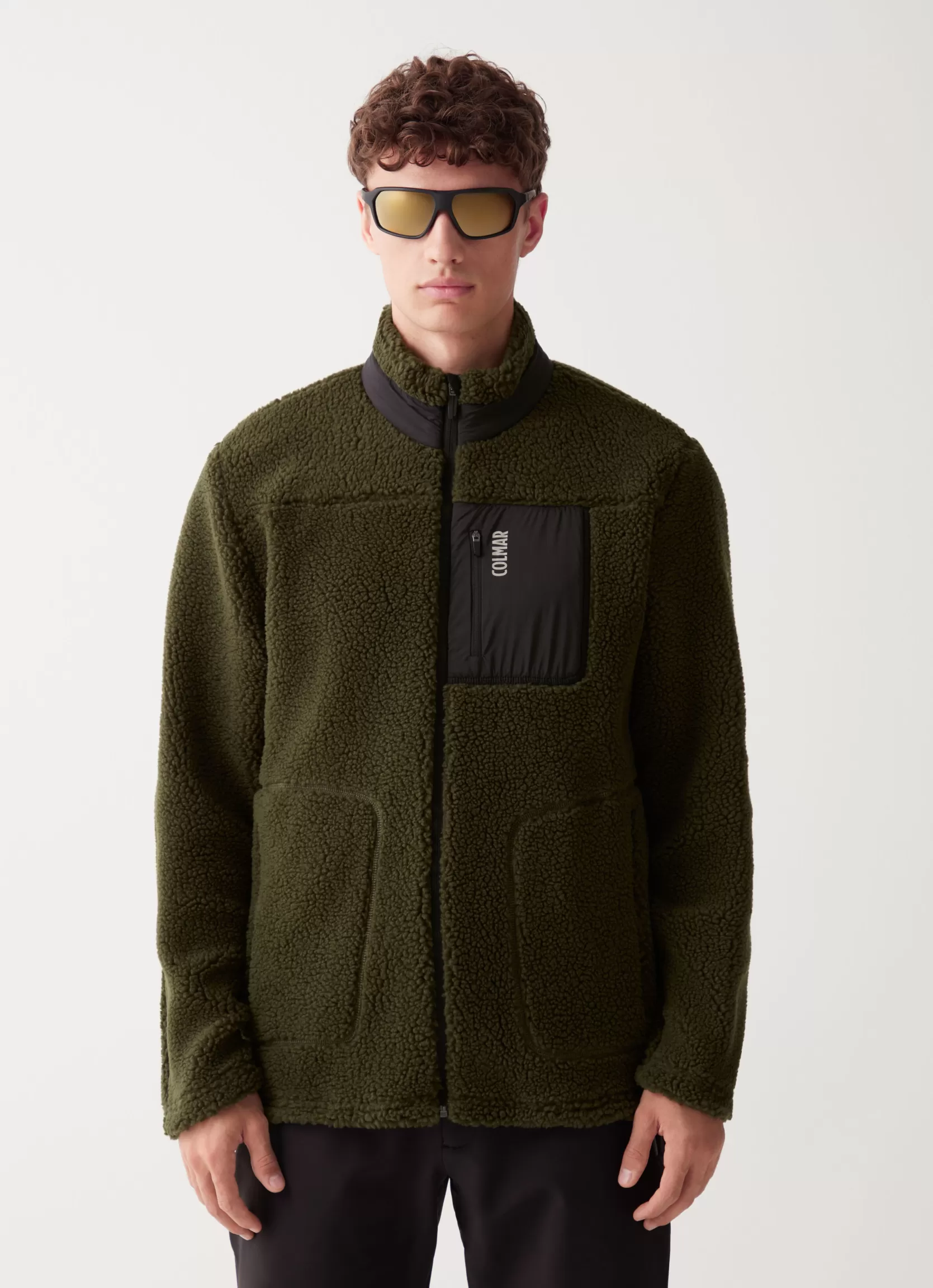 Colmar Teddy bear-effect full zip sweatshirt | man Sweatshirts and Fleeces | SKI COLLECTION MAN