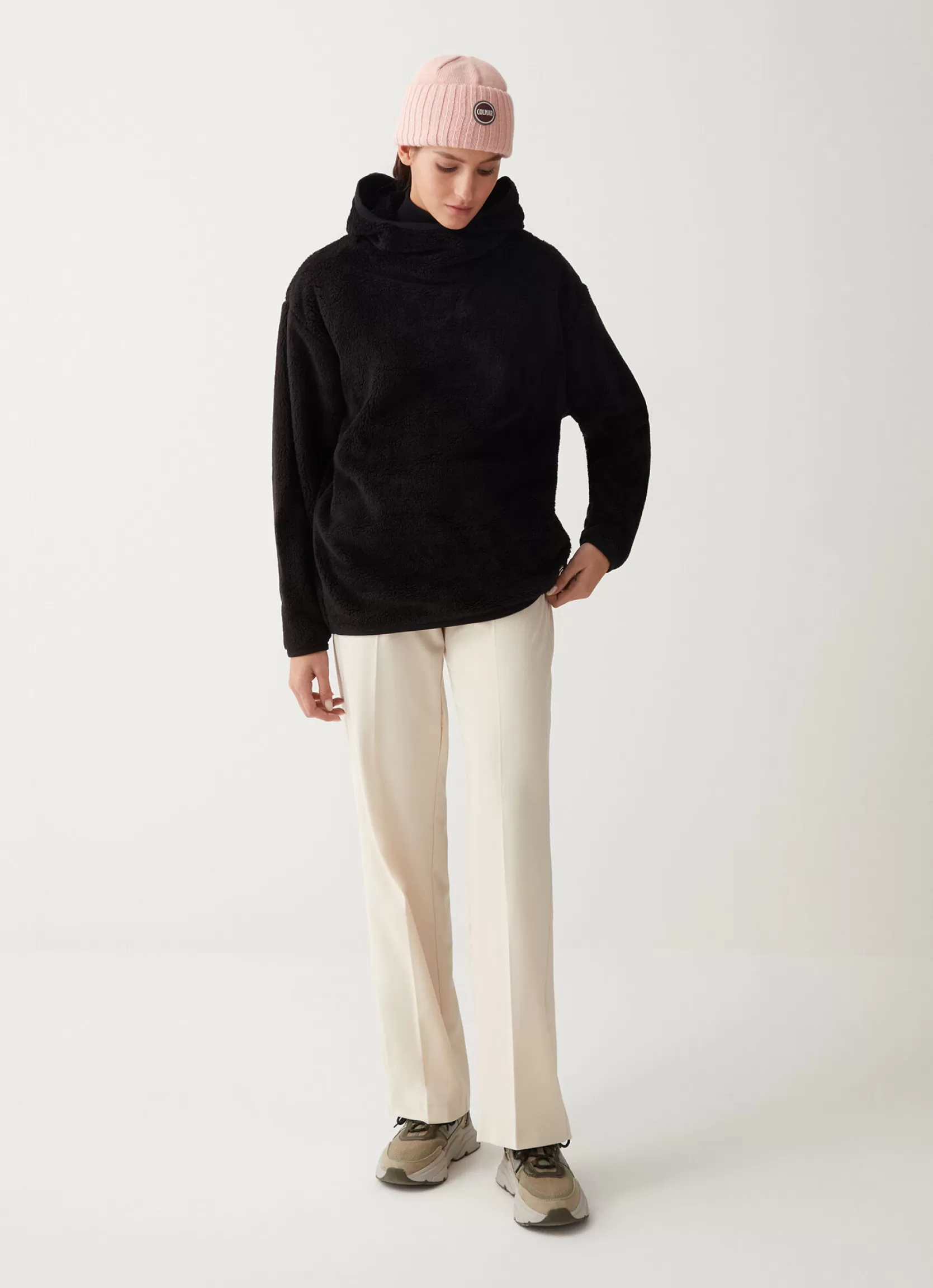 Colmar Teddy bear-effect hoodie | woman Sweatshirts