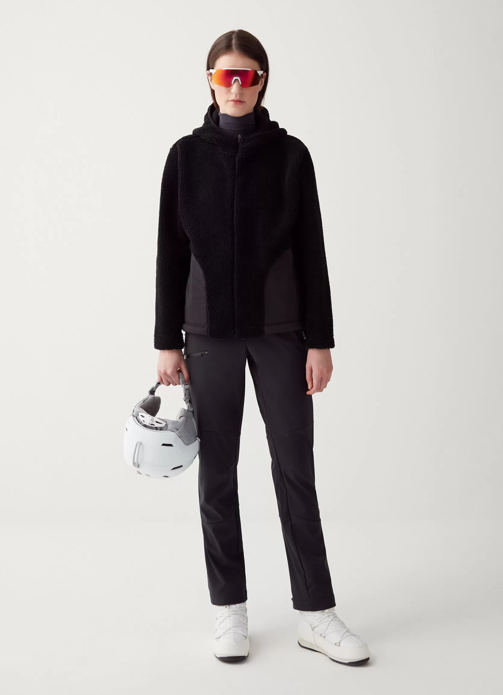 Colmar Teddy fleece ski hoody | woman Sweatshirts and Fleeces