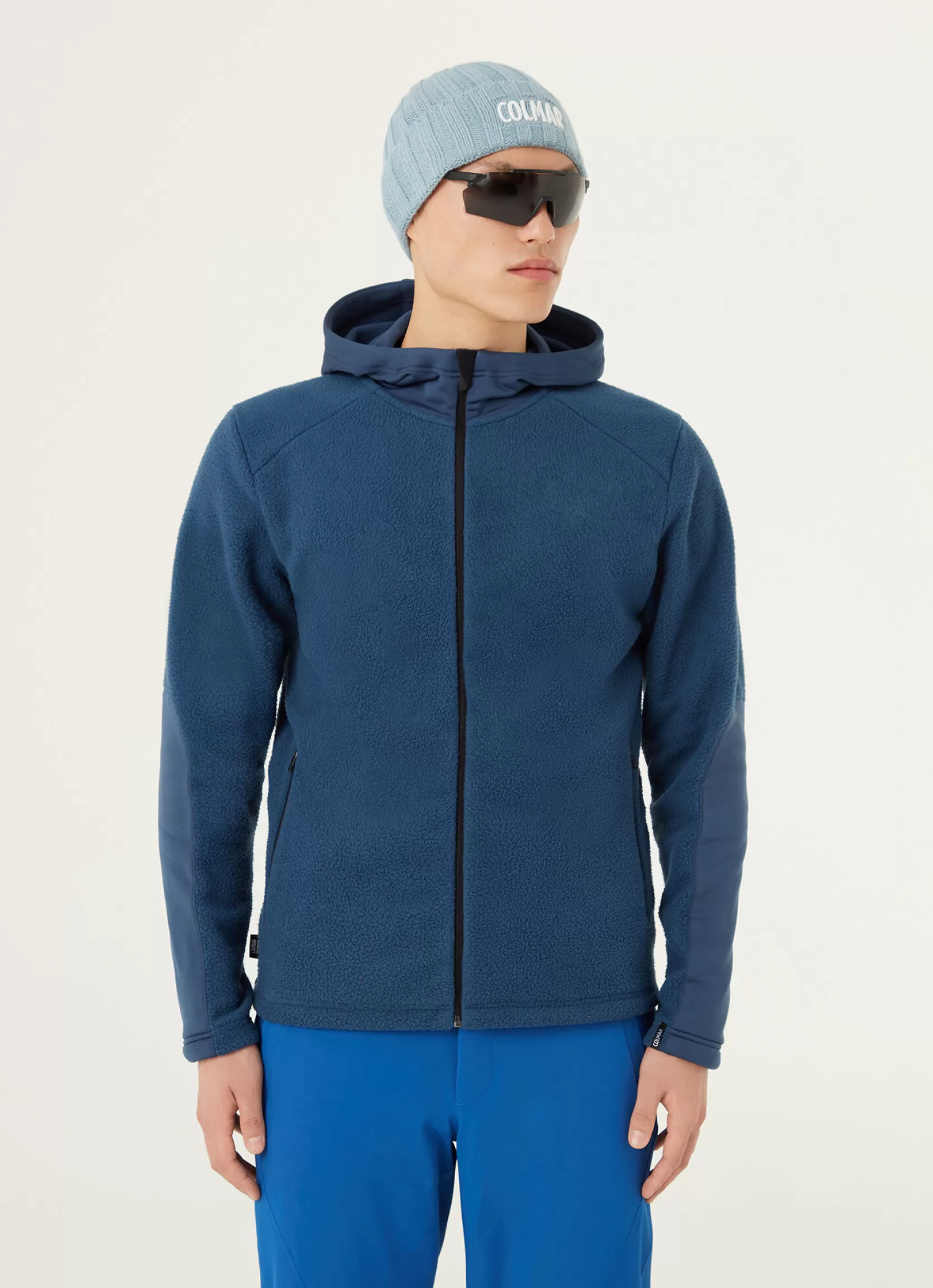Colmar Teddy fleece ski sweatshirt with hood | man Outlet | SKI COLLECTION MAN