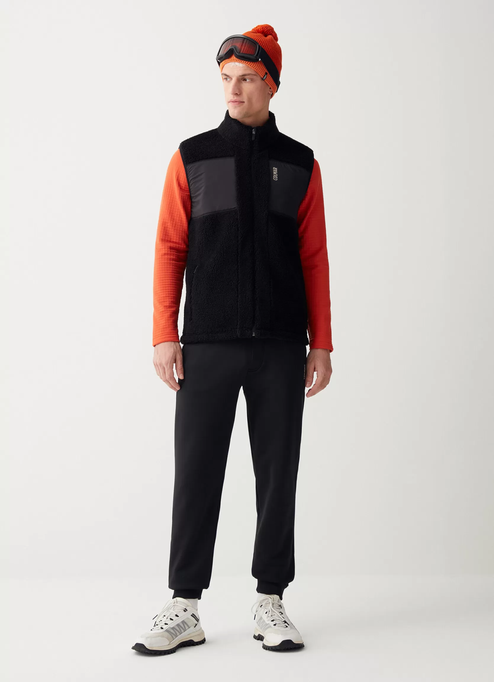 Colmar Teddy-effect full-zip gilet | man Sweatshirts and Fleeces | SKI COLLECTION MAN