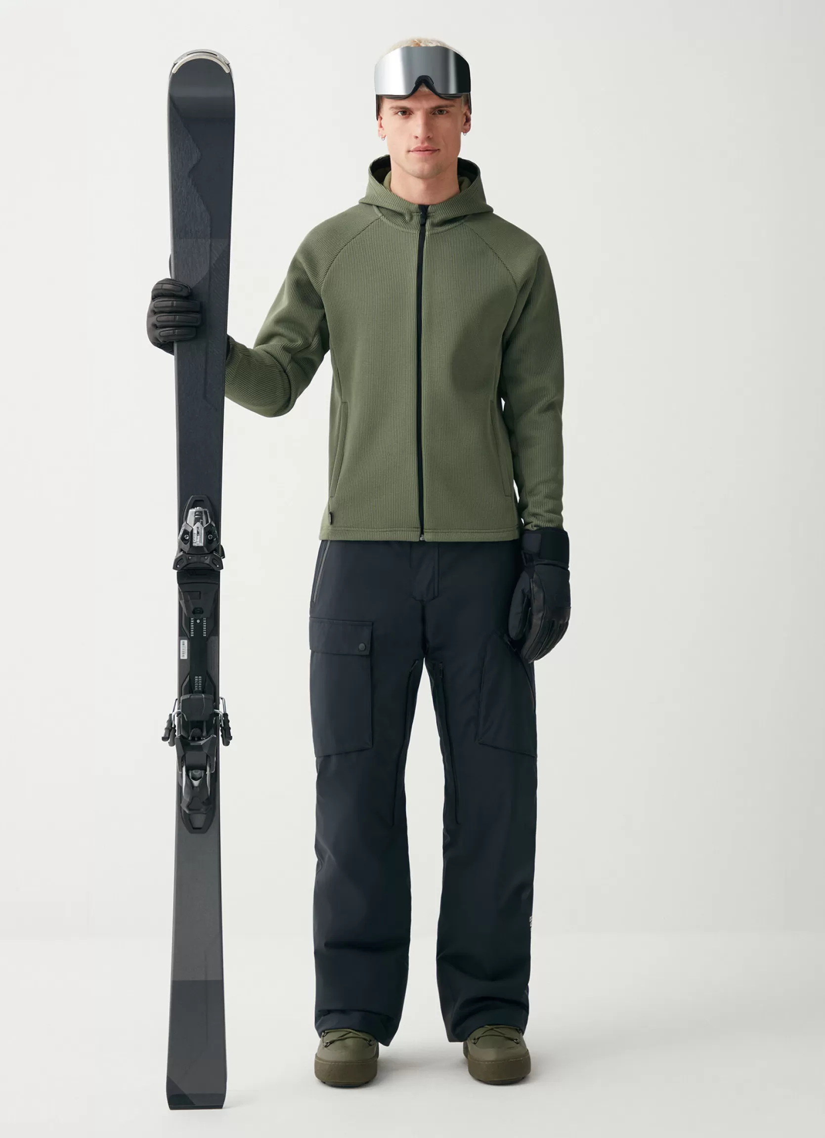 Colmar Tricot-effect full zip ski sweatshirt | man Sweatshirts and Fleeces | SKI COLLECTION MAN