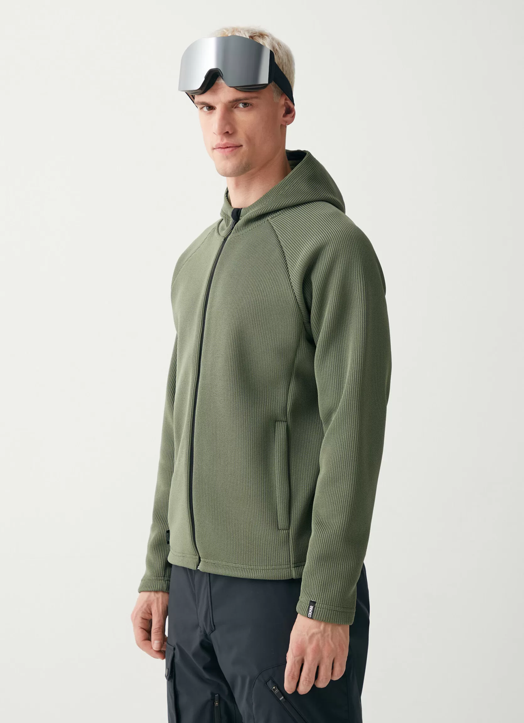 Colmar Tricot-effect full zip ski sweatshirt | man Sweatshirts and Fleeces | SKI COLLECTION MAN