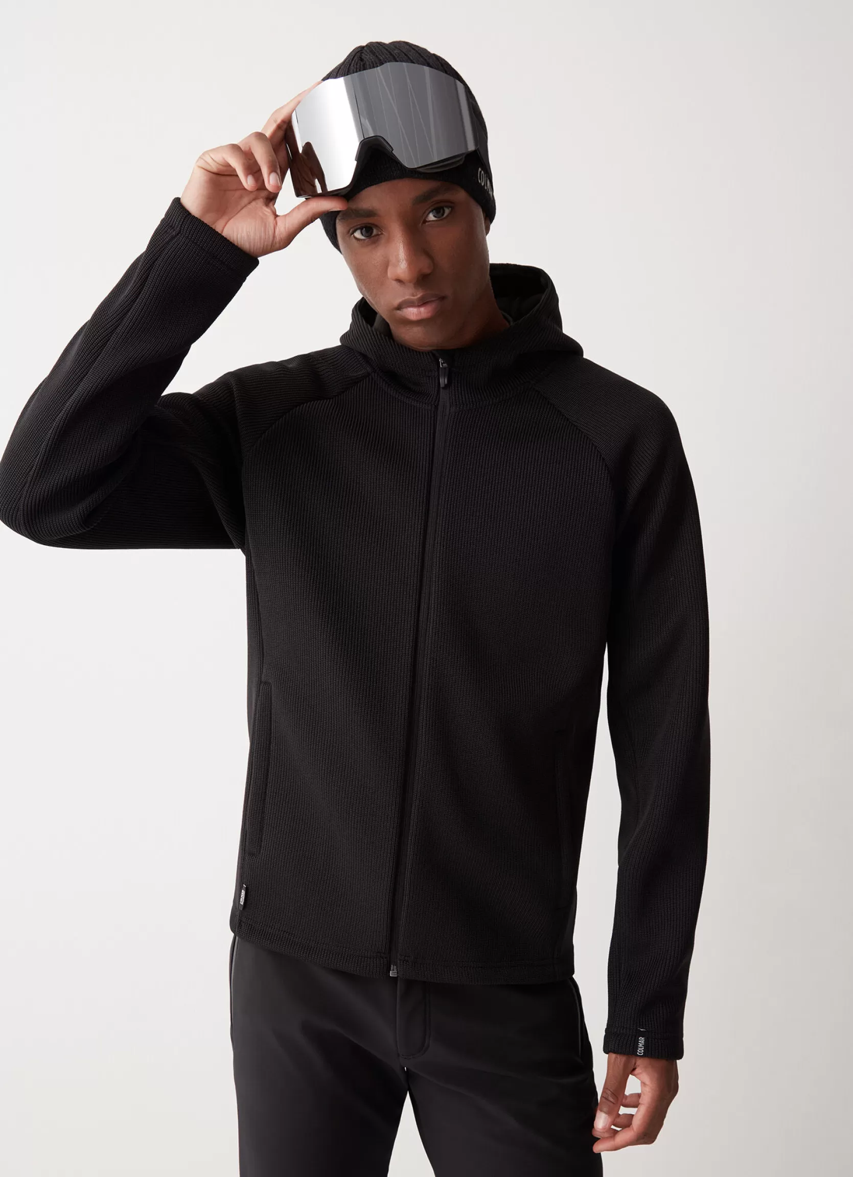 Colmar Tricot-effect full zip ski sweatshirt | man Sweatshirts and Fleeces | SKI COLLECTION MAN
