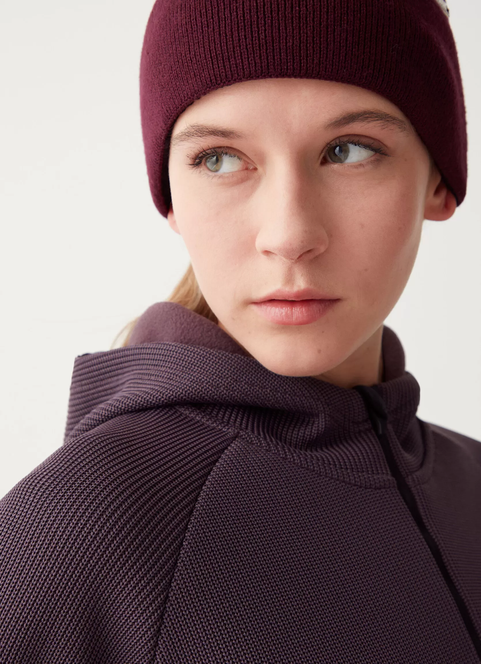 Colmar Tricot-effect ski sweatshirt with hood | woman Sweatshirts and Fleeces