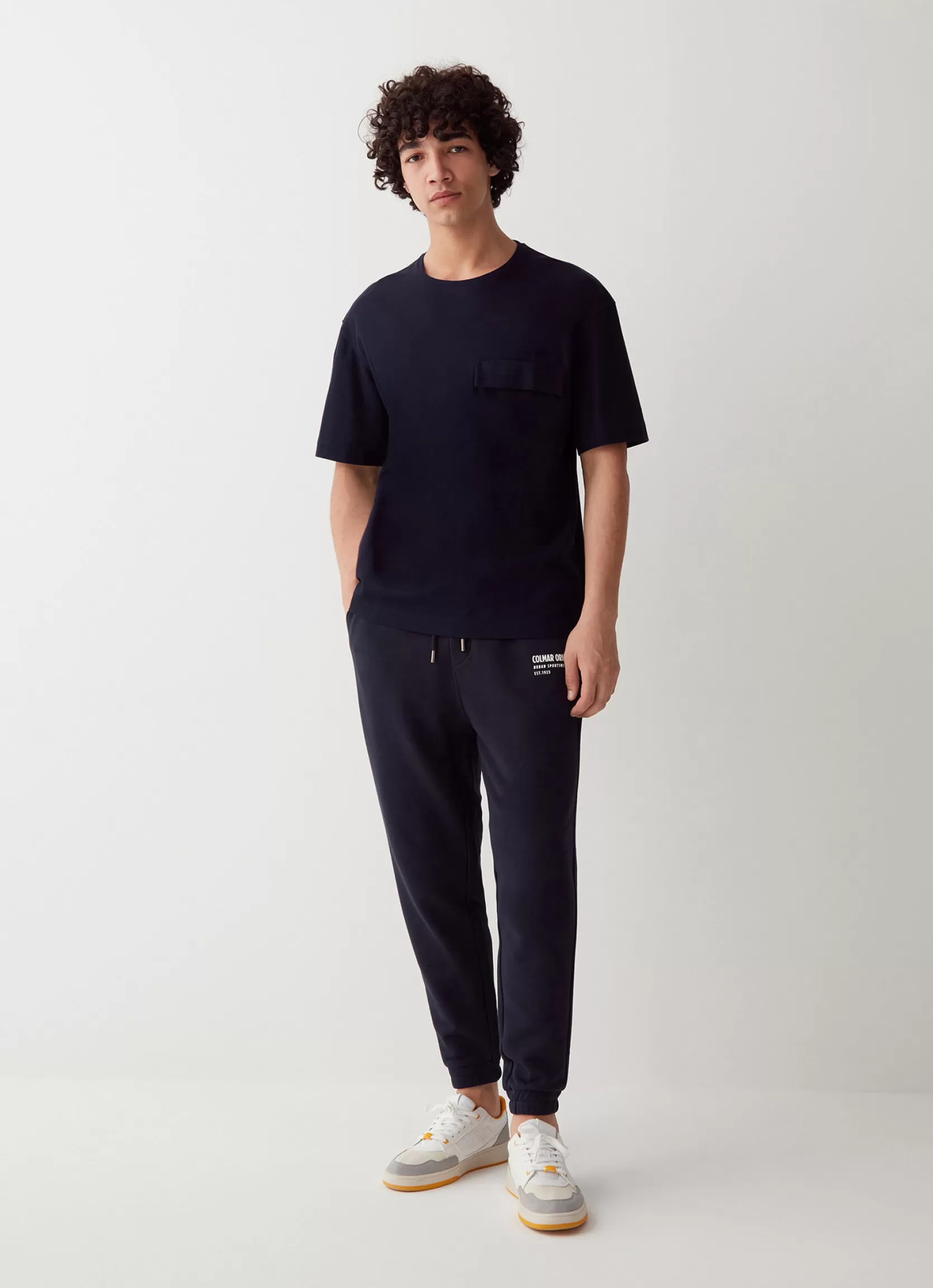 Colmar Trousers in soft fleece with 3D print | man Outlet
