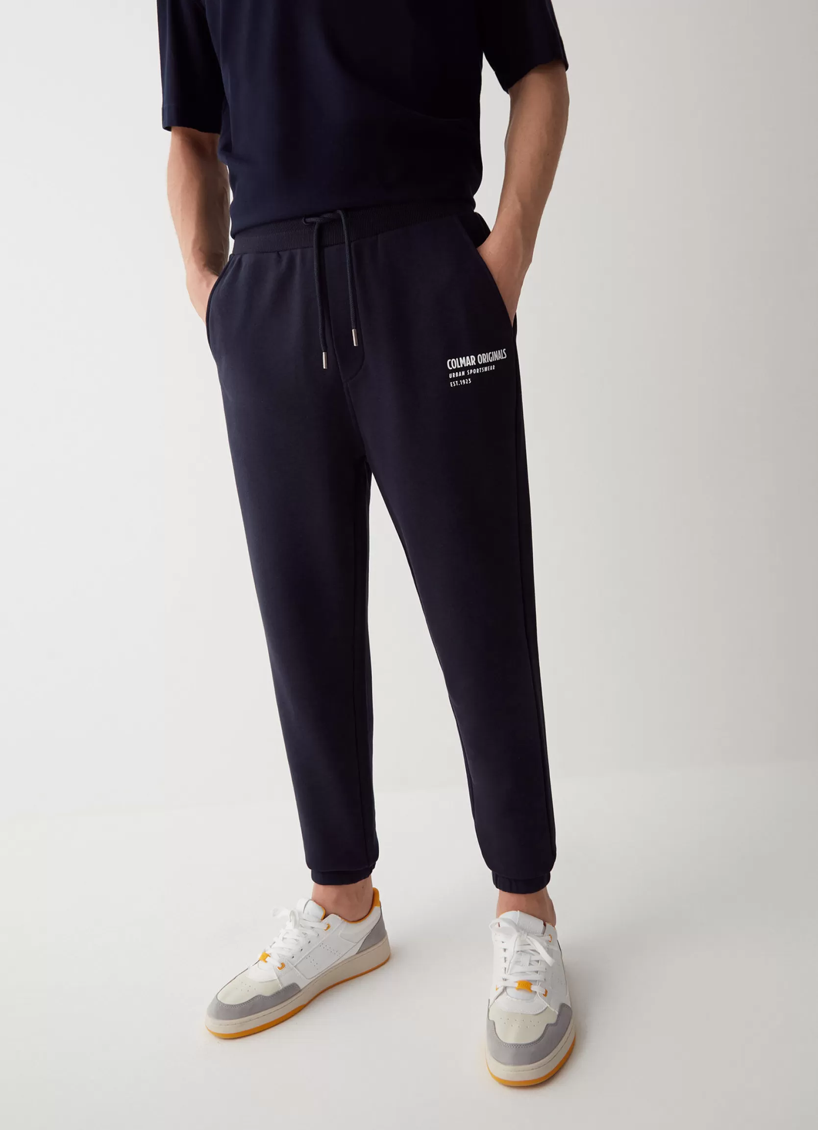 Colmar Trousers in soft fleece with 3D print | man Outlet