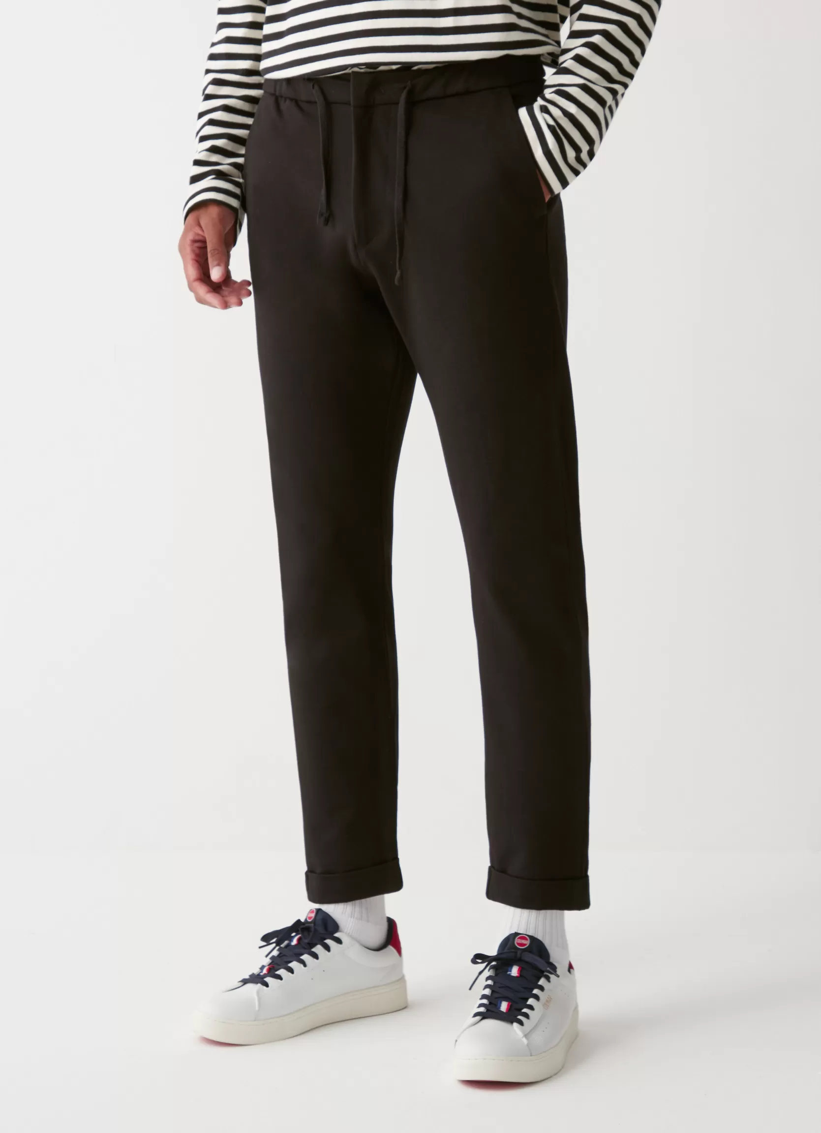 Colmar Trousers with drawstring and turn-ups | man Trousers