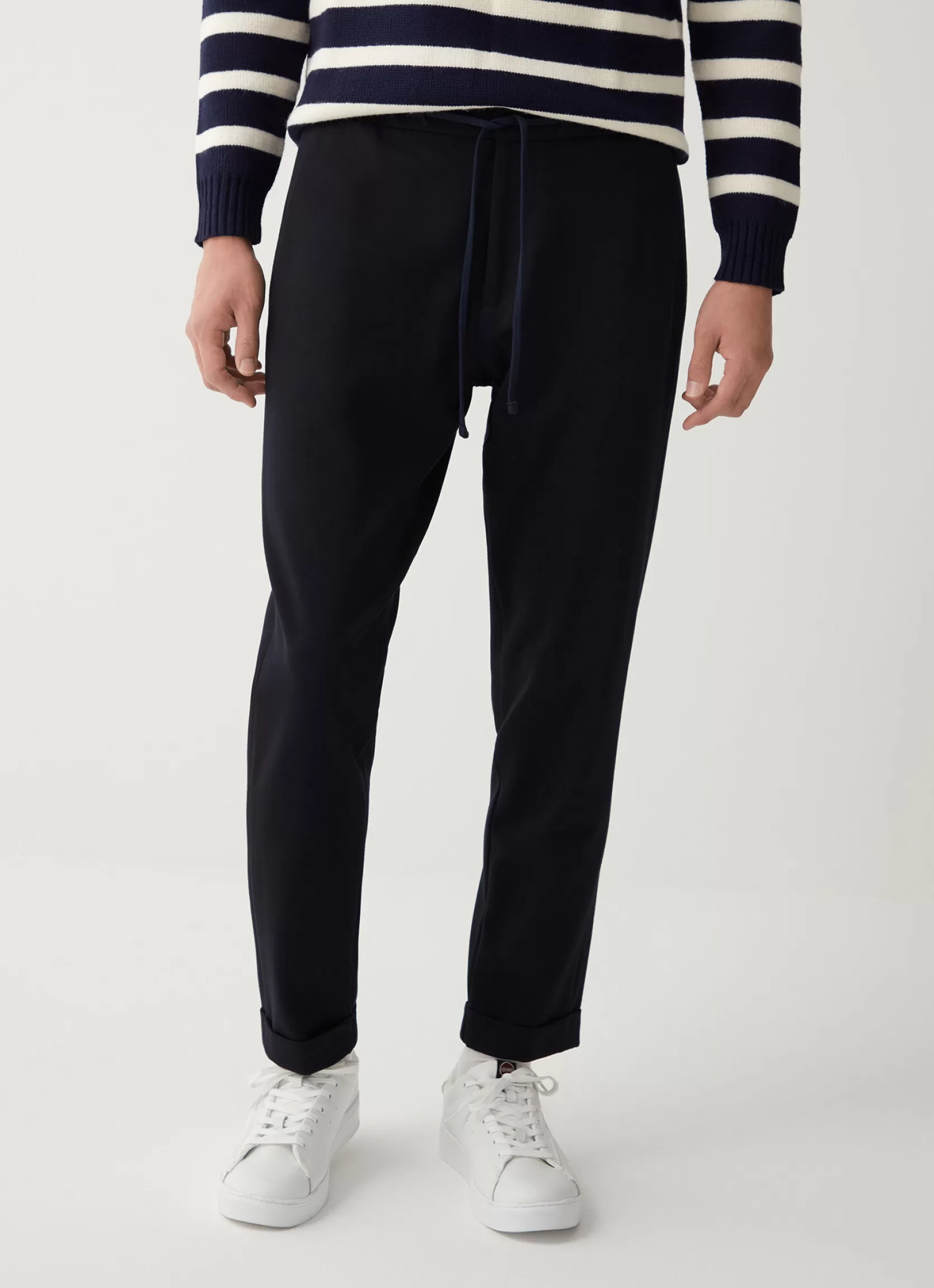 Colmar Trousers with drawstring and turn-ups | man Trousers