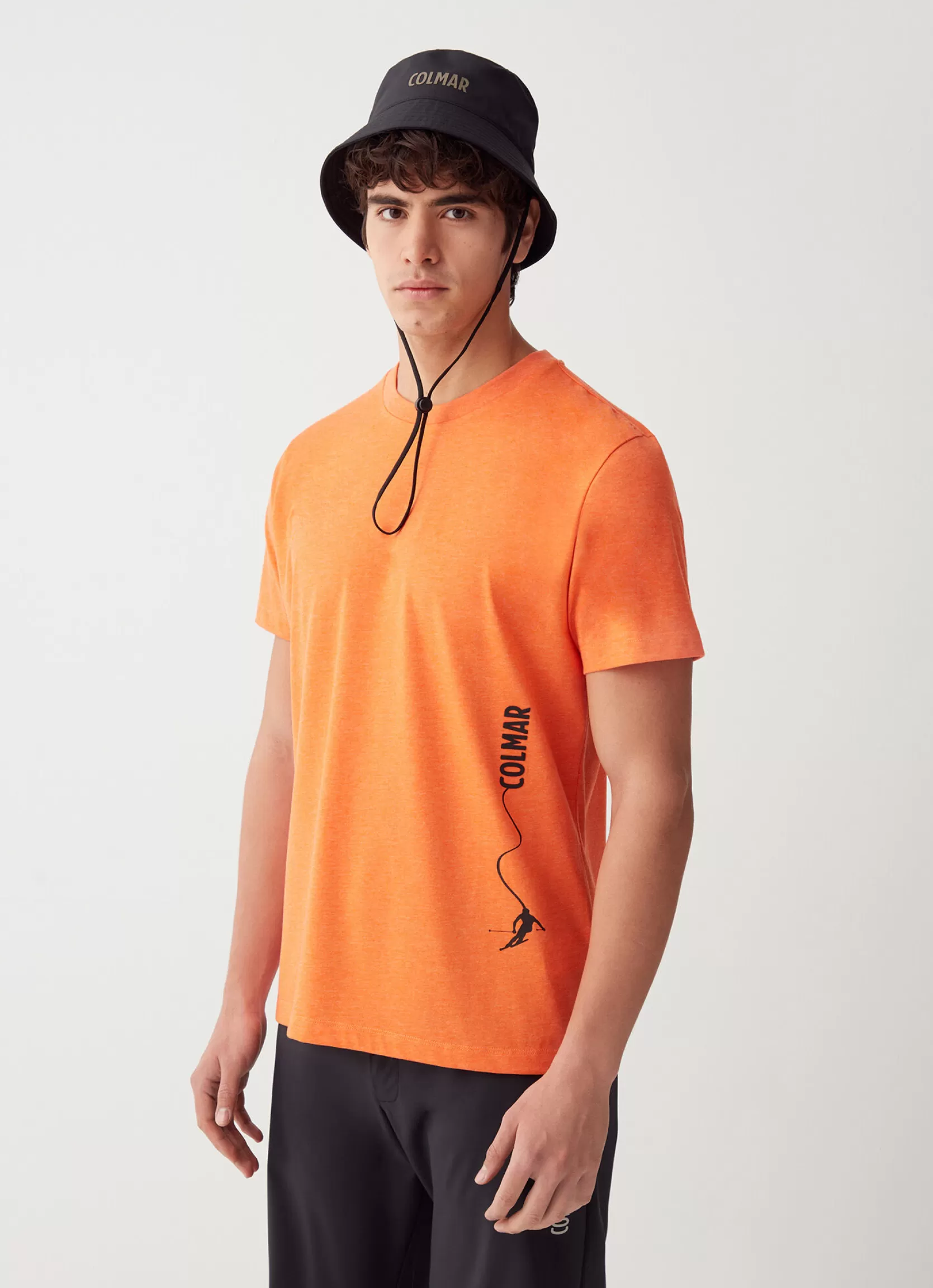 Colmar T-shirt with maxi-print on the back | man Base Layers | SKI COLLECTION MAN