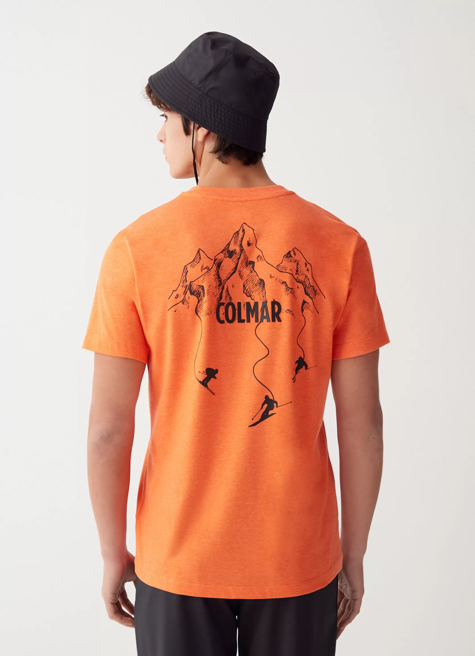 Colmar T-shirt with maxi-print on the back | man Base Layers | SKI COLLECTION MAN