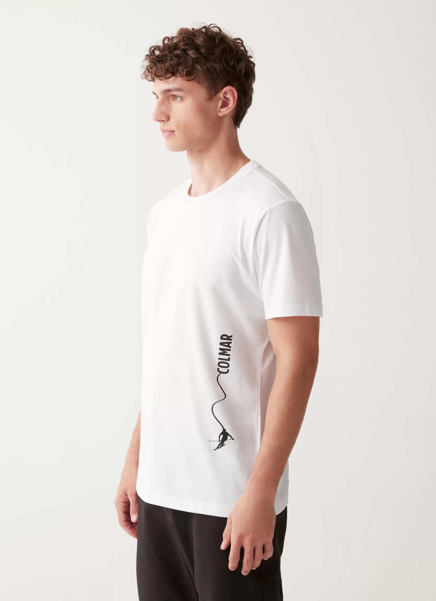 Colmar T-shirt with maxi-print on the back | man Base Layers | SKI COLLECTION MAN