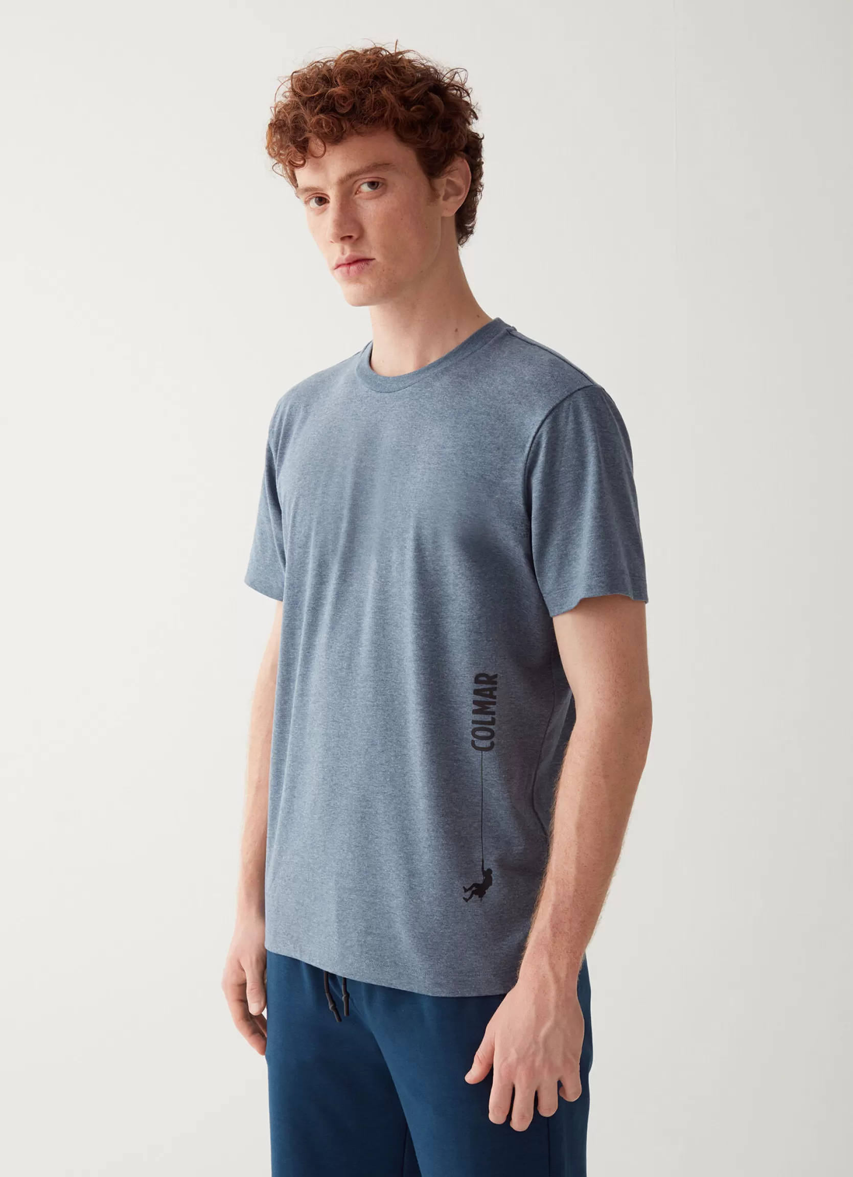 Colmar T-shirt with print on the front and back | man Outlet