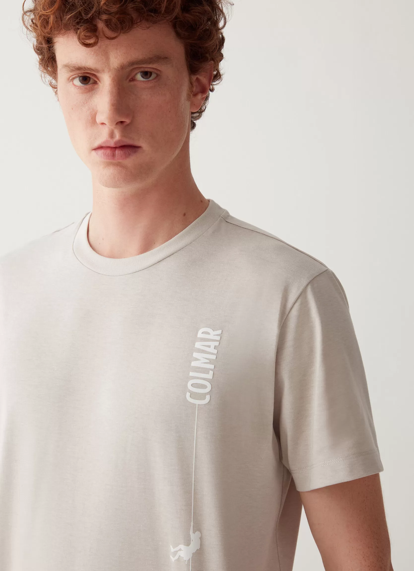 Colmar T-shirt with print on the side | man Outlet
