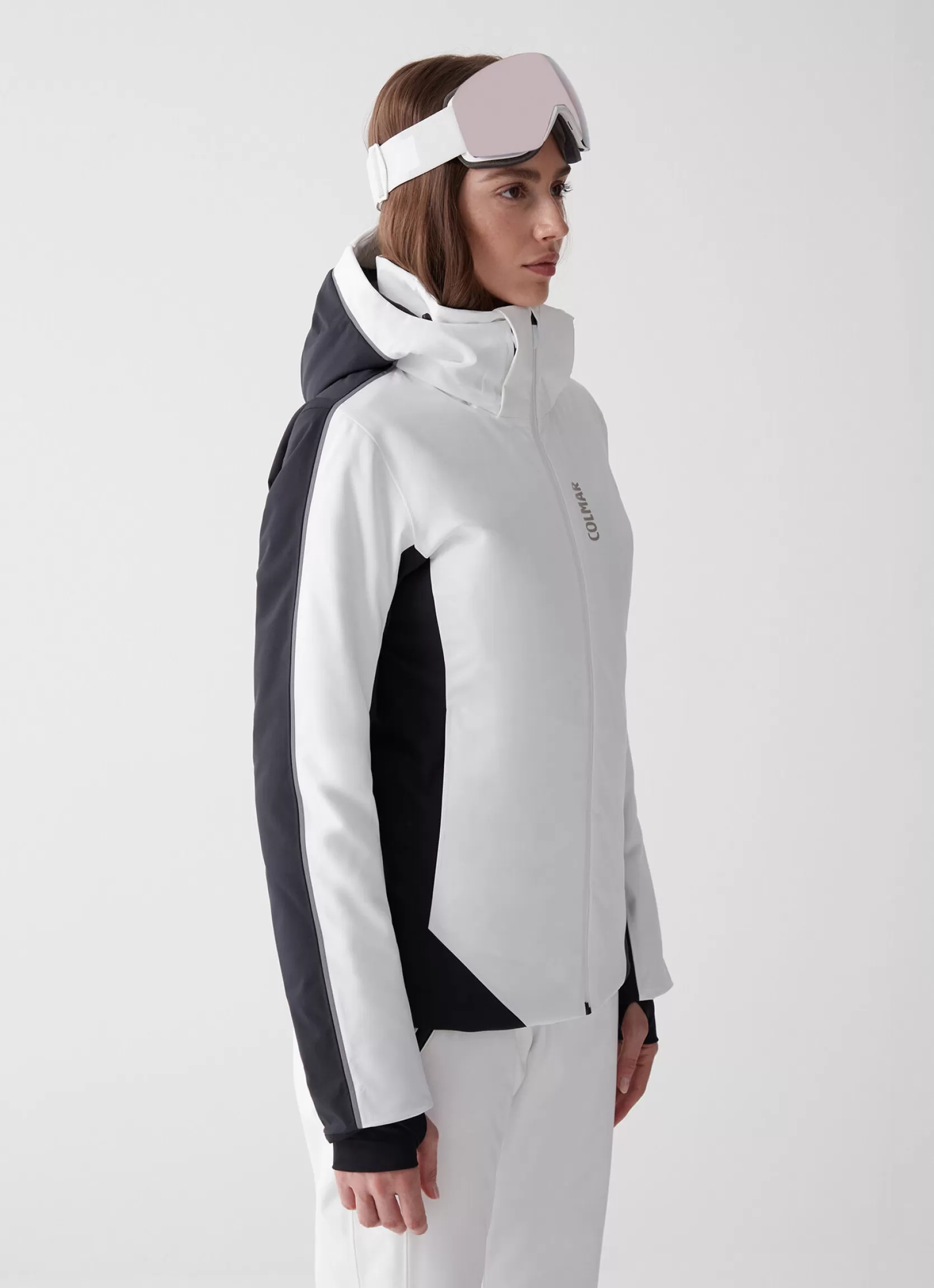 Colmar Two-tone ski jacket in stretch fabric | woman Ski Jackets