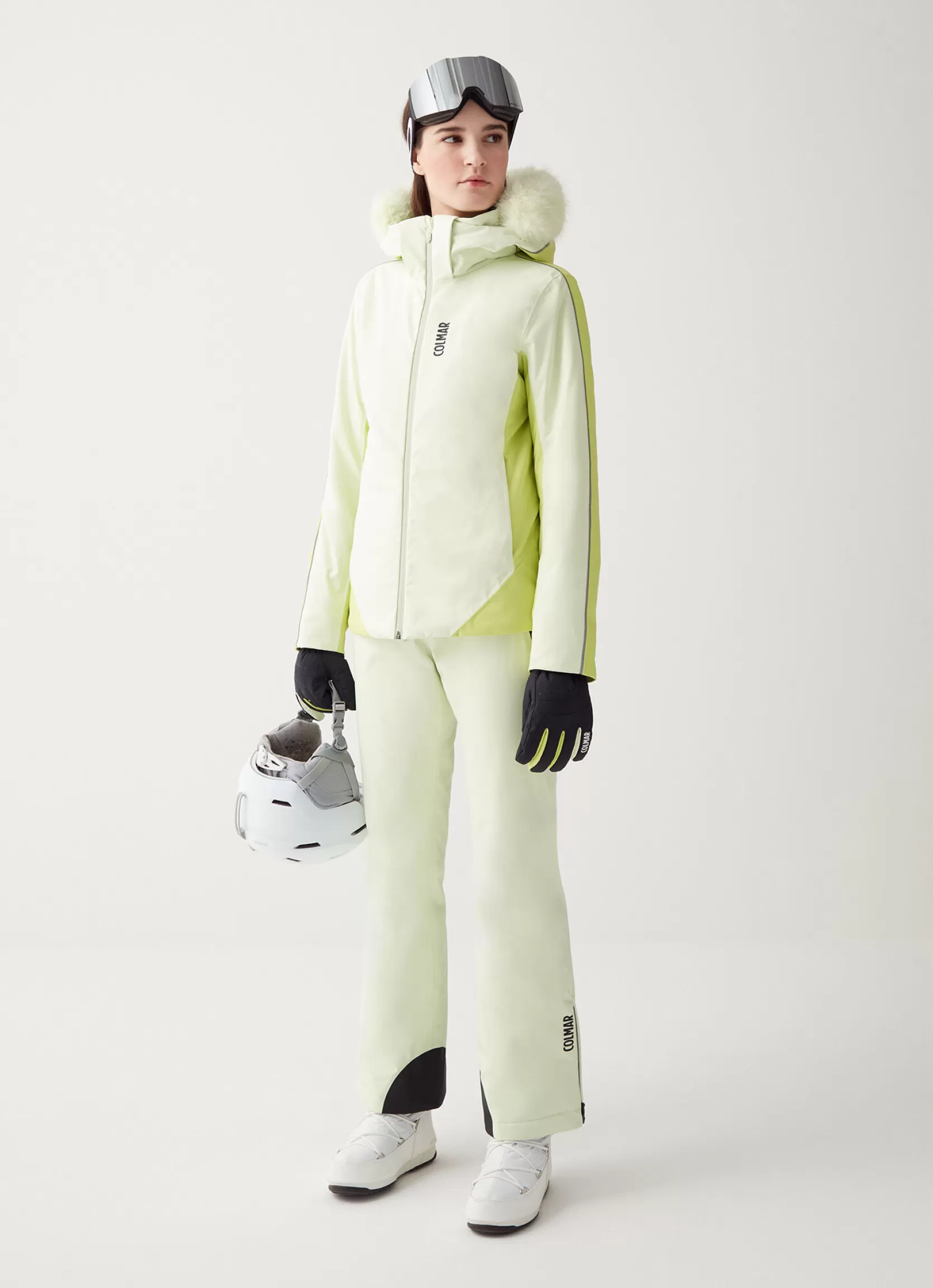 Colmar Two-tone ski jacket with hood | woman Ski Jackets