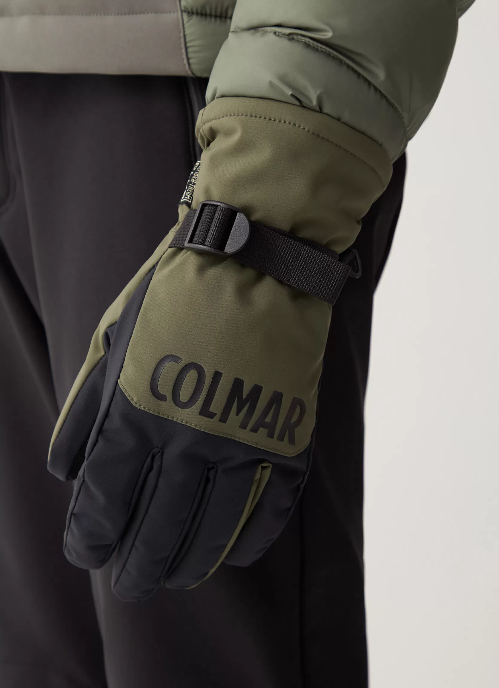 Colmar Two-tone stretch fabric ski gloves | man Ski Accessories | SKI COLLECTION MAN