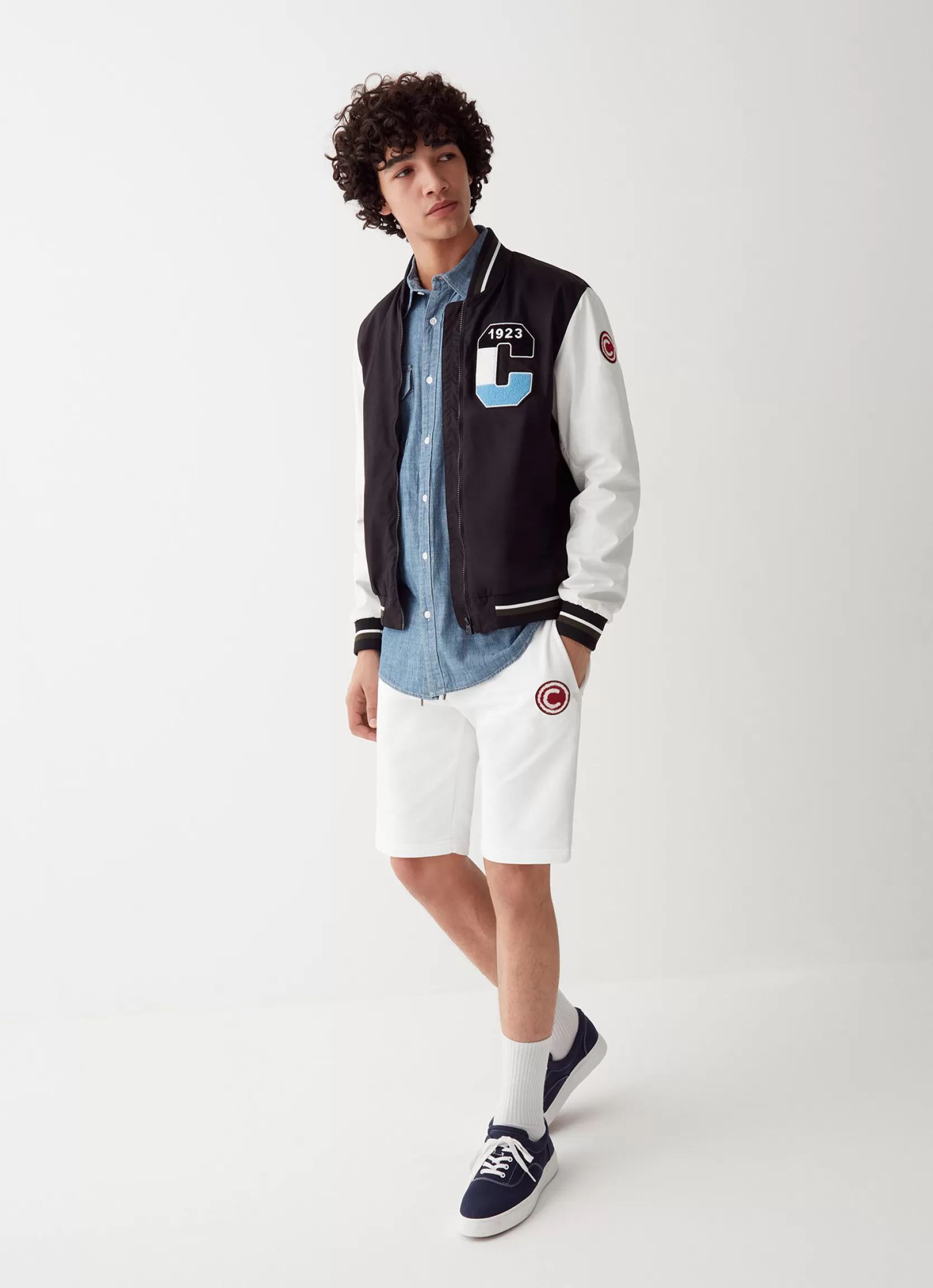 Colmar Two-tone Varsity Bermuda shorts | man Outlet