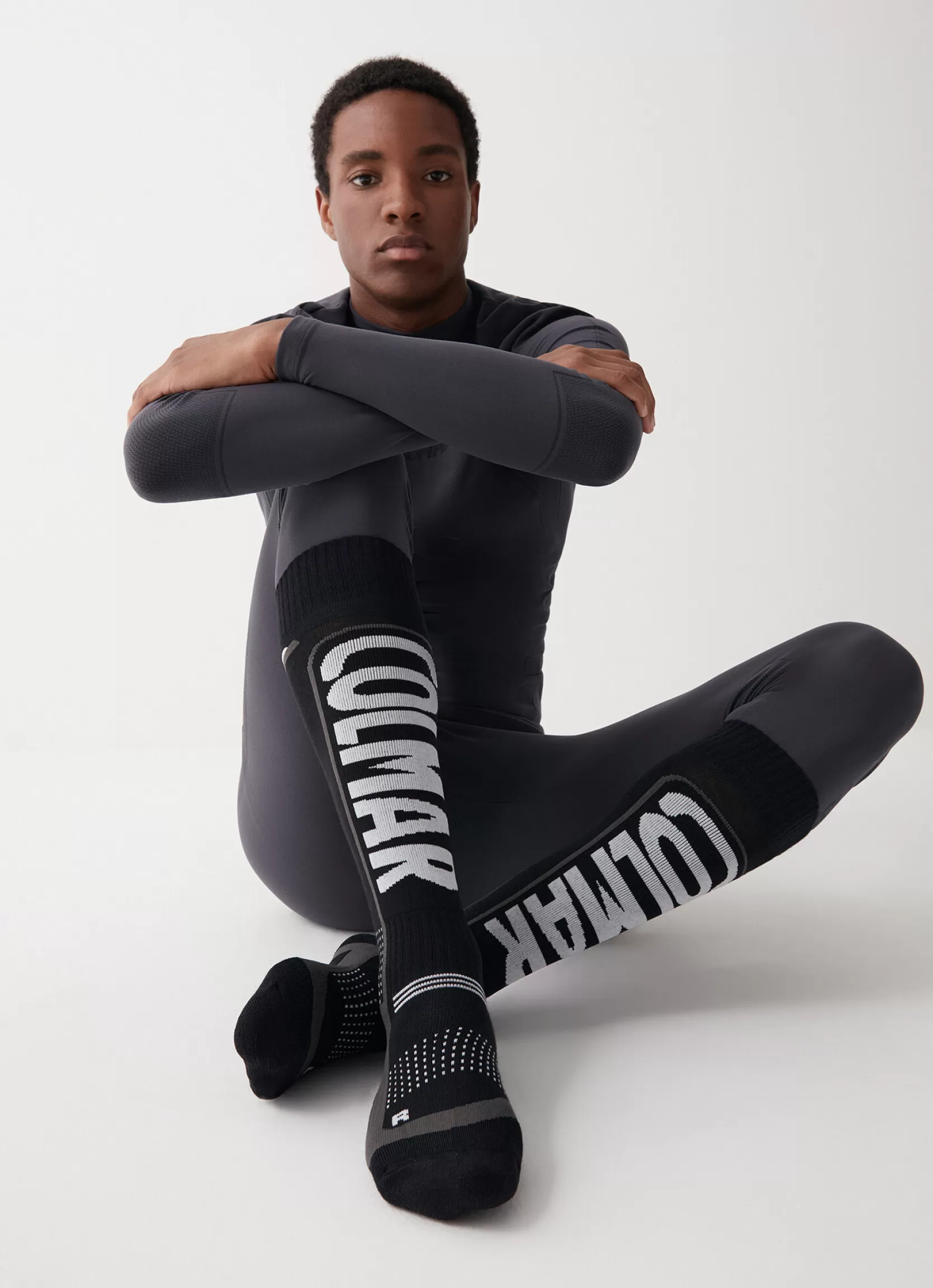 Colmar Unisex socks with jacquard maxi-logo | man Ski Accessories | Ski Accessories