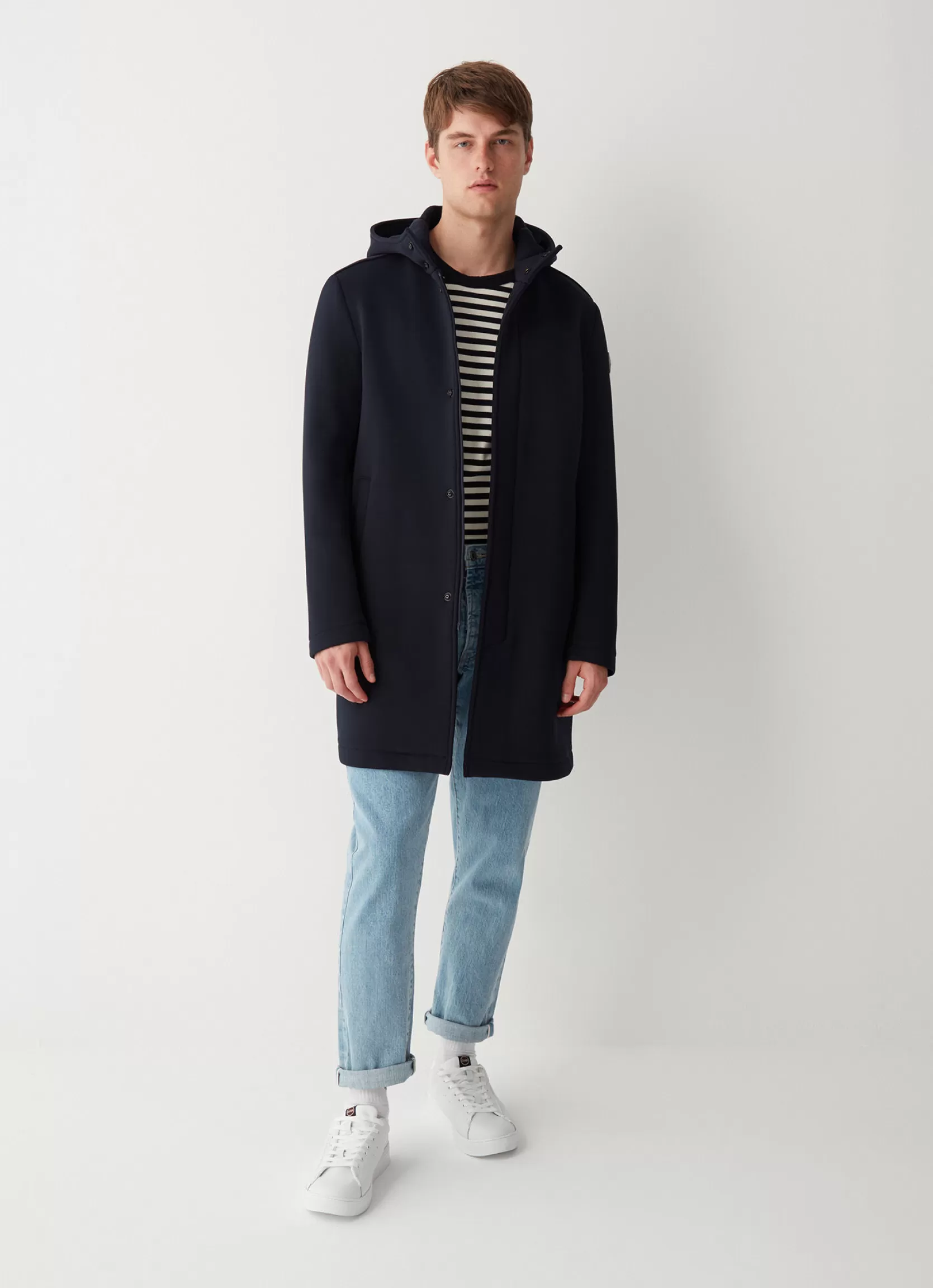 Colmar Unpadded wool jacket with hood | man Lightweight Jackets | Jackets and Coats