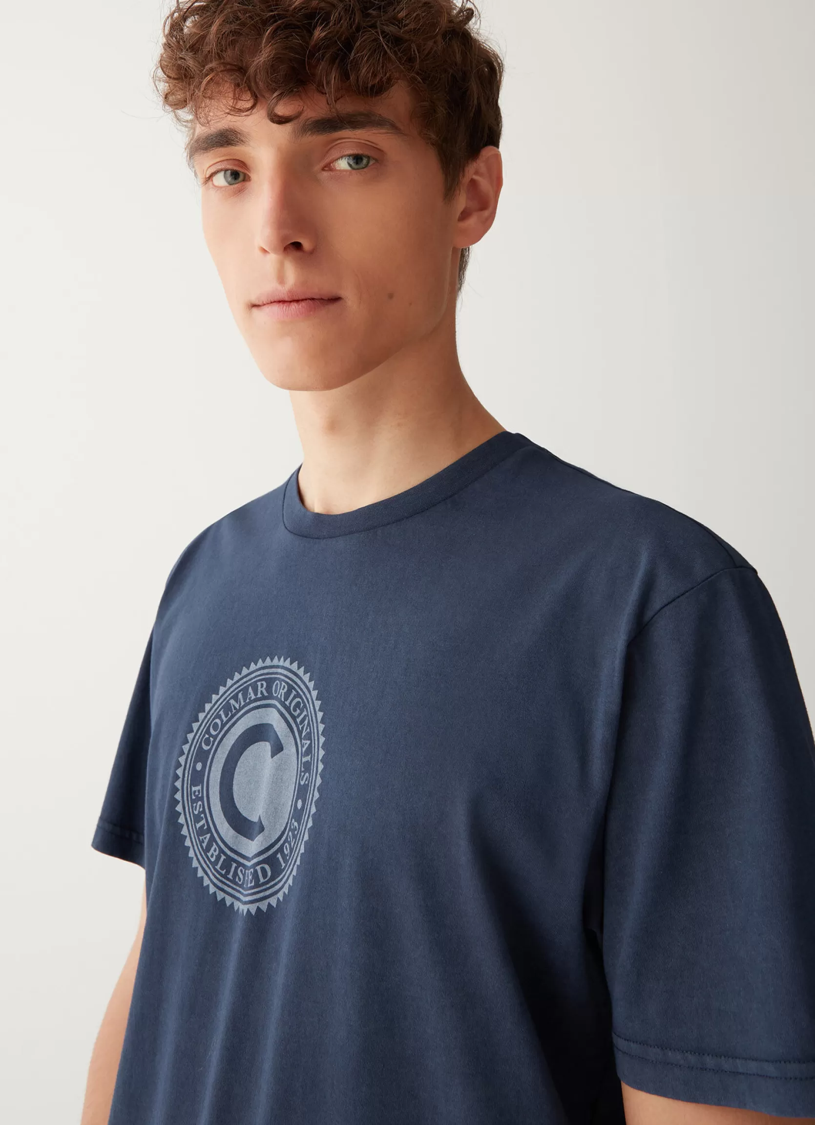 Colmar Used-effect T-shirt with chest print | man Outlet