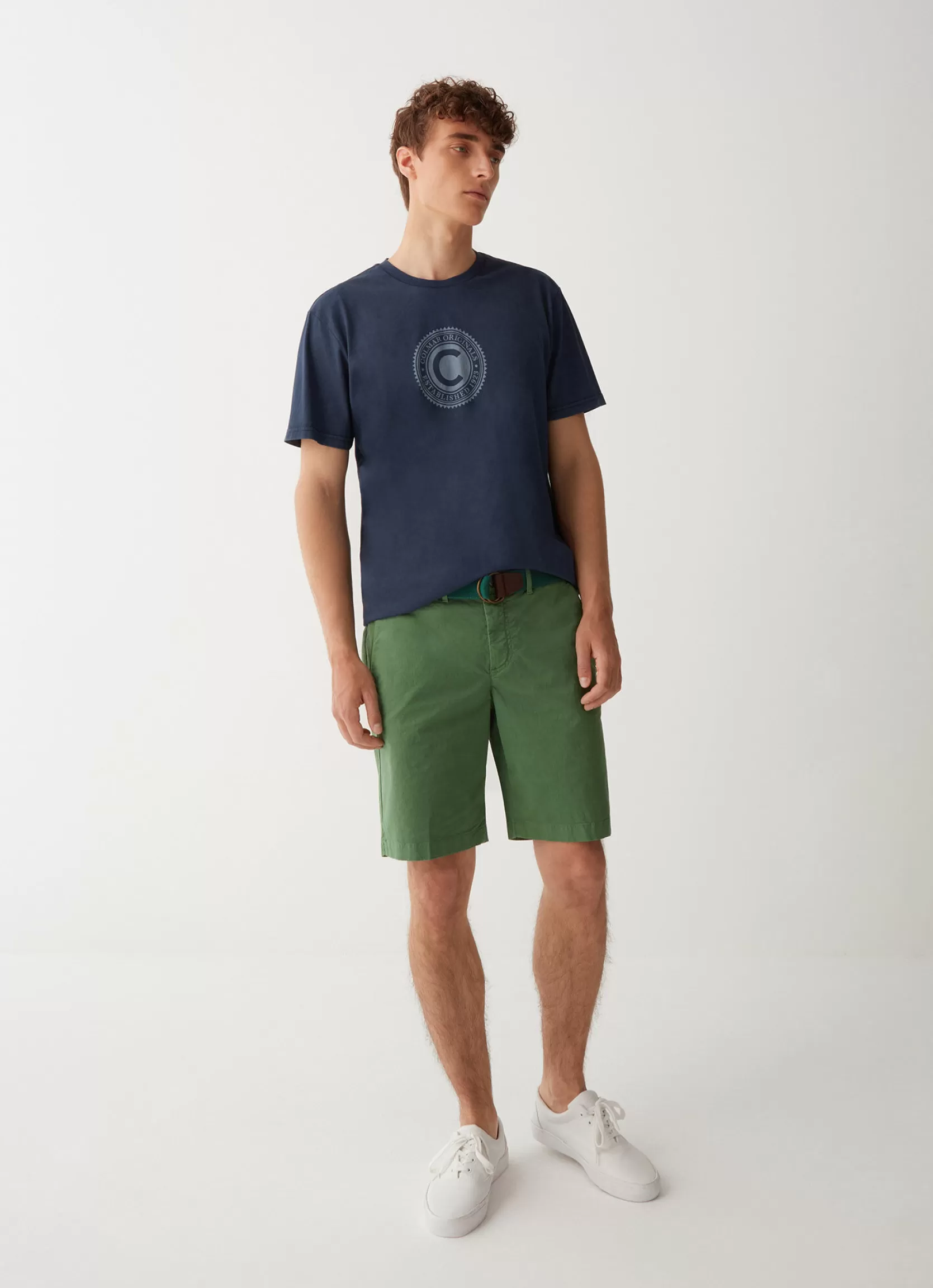 Colmar Used-effect T-shirt with chest print | man Outlet