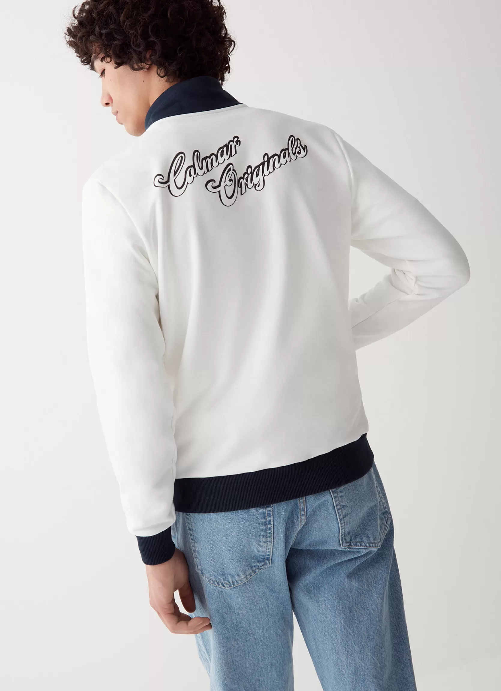 Colmar Varsity cotton blend full zip sweatshirt | man Outlet