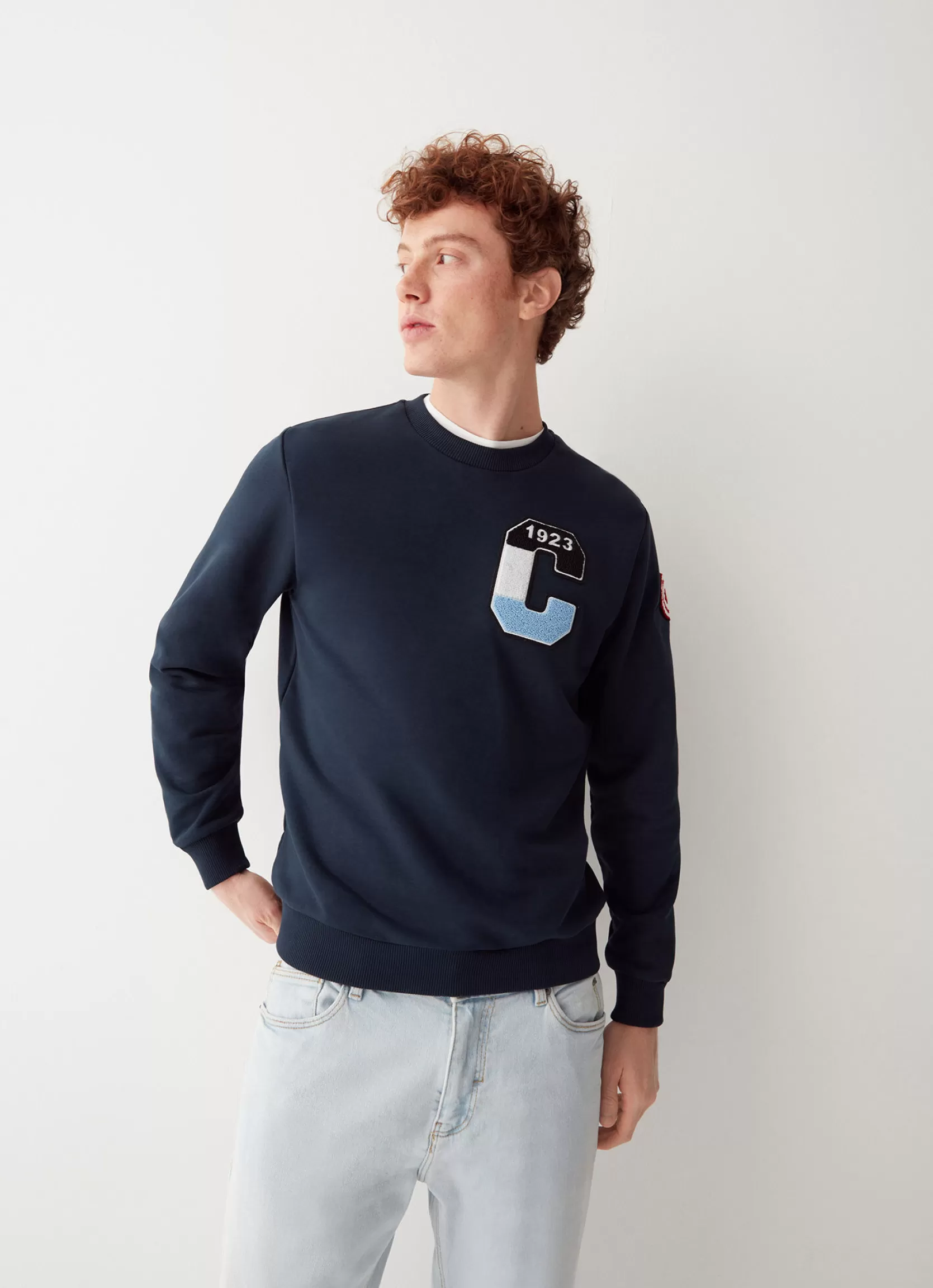 Colmar Varsity cotton blend round neck sweatshirt | man Outlet