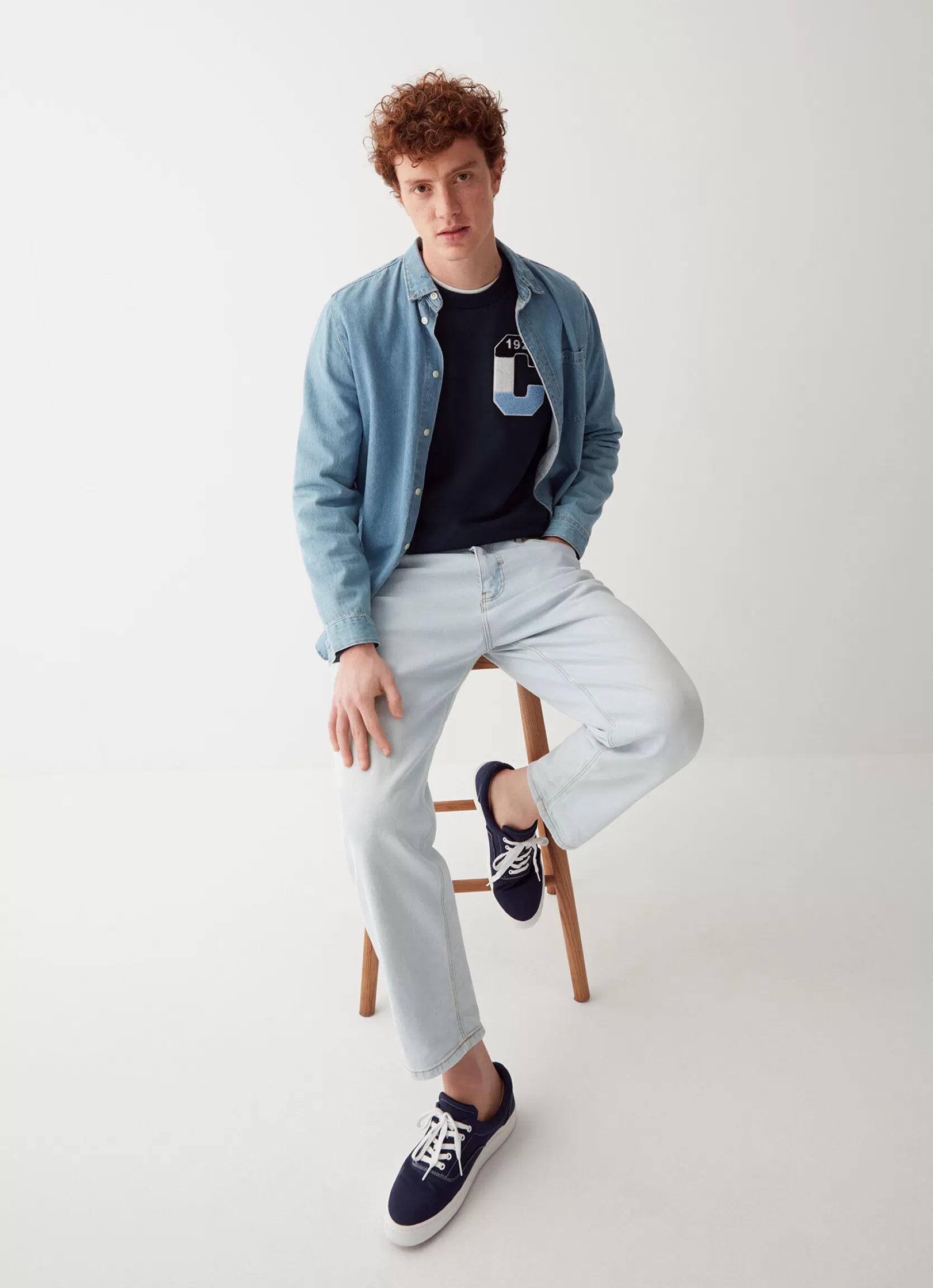Colmar Varsity cotton blend round neck sweatshirt | man Outlet
