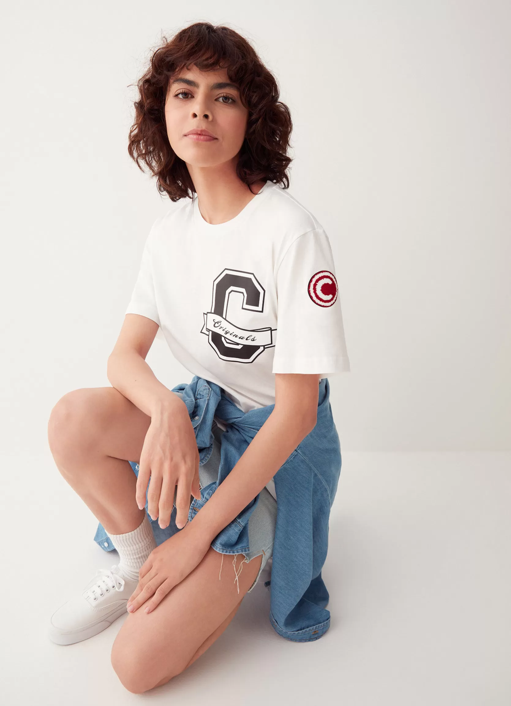 Colmar Varsity short sleeve T-shirt | woman Outlet