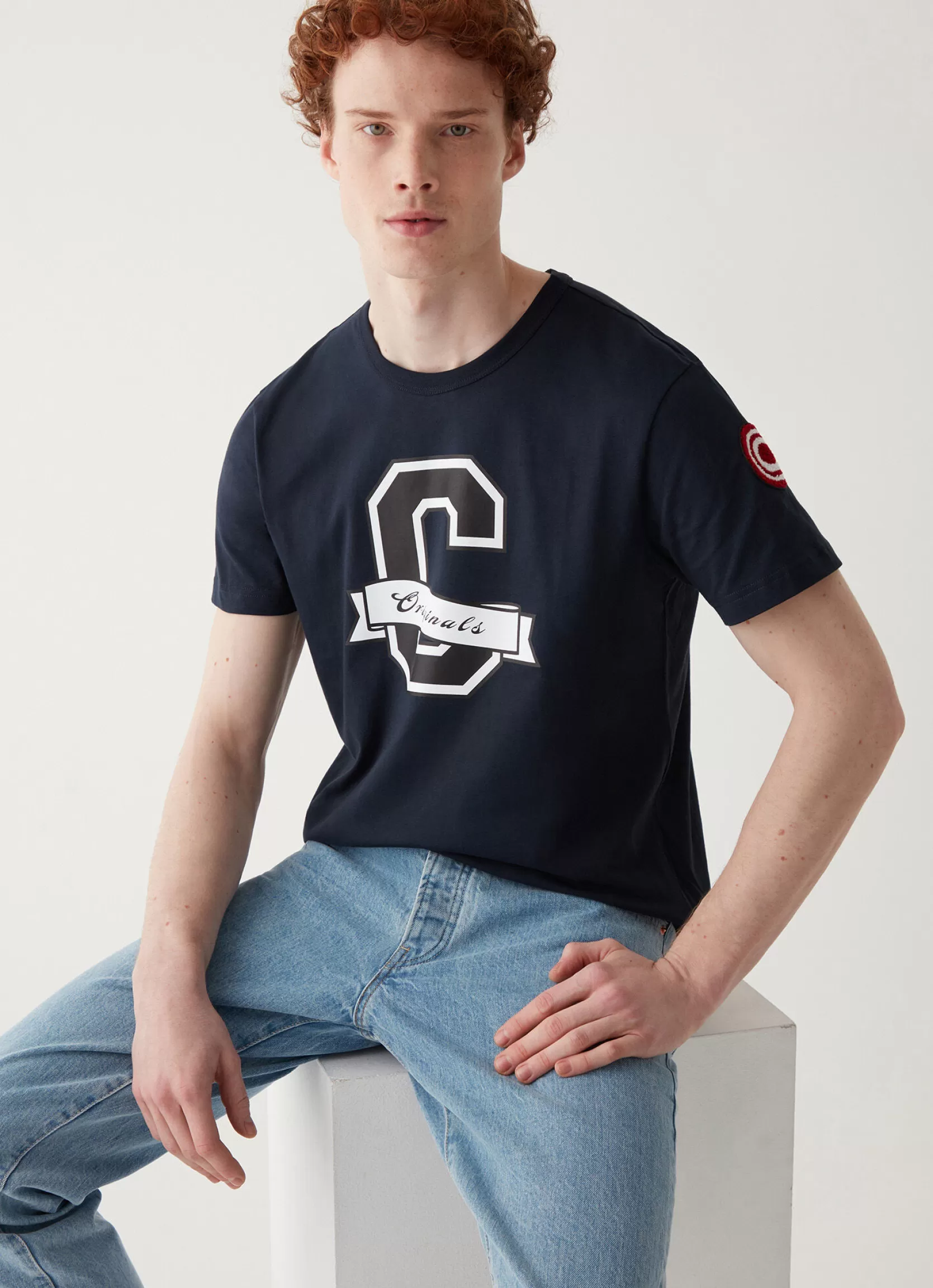 Colmar Varsity short sleeve T-shirt | man Outlet