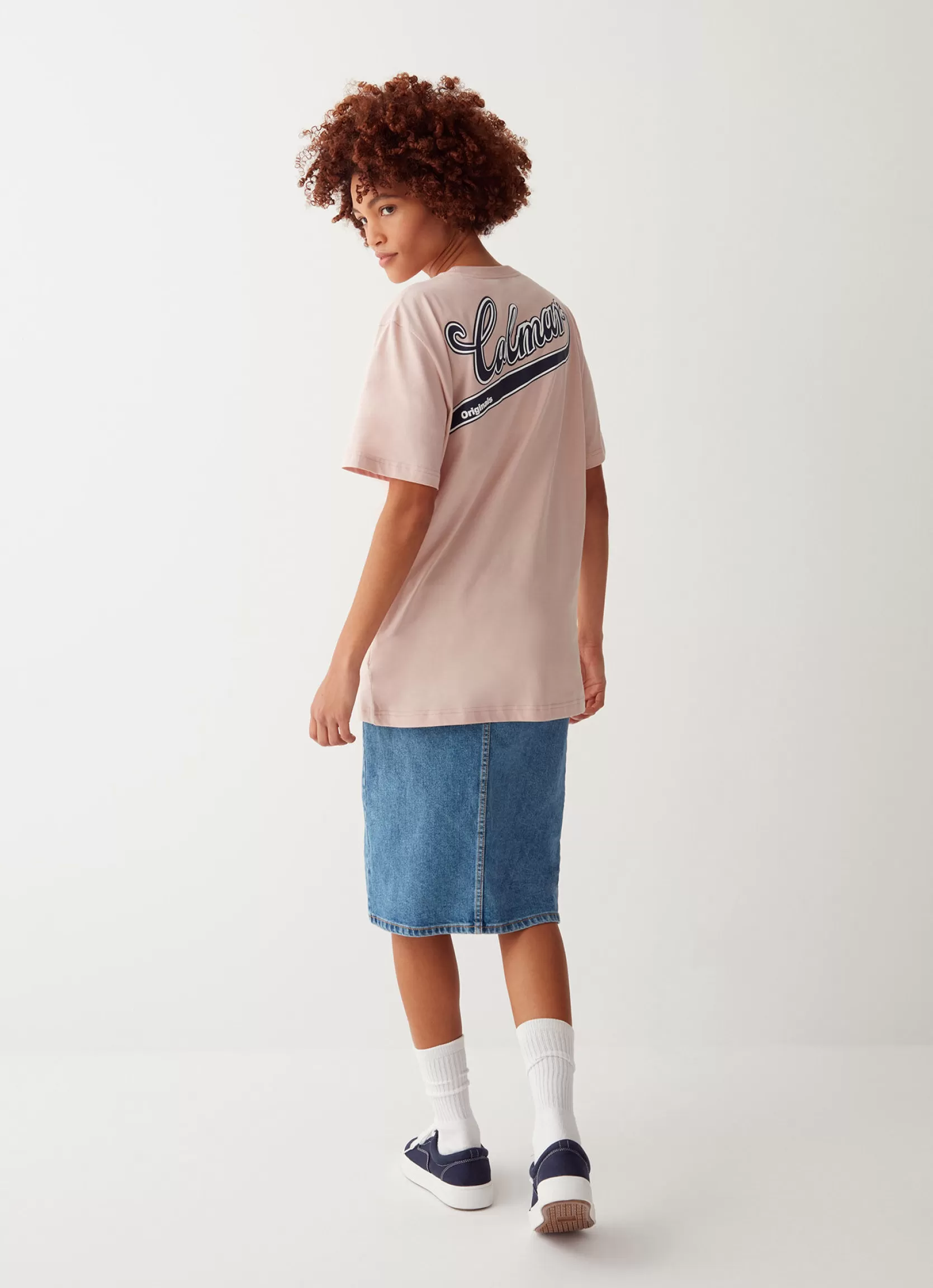 Colmar Varsity T-shirt with print on the back | woman Outlet