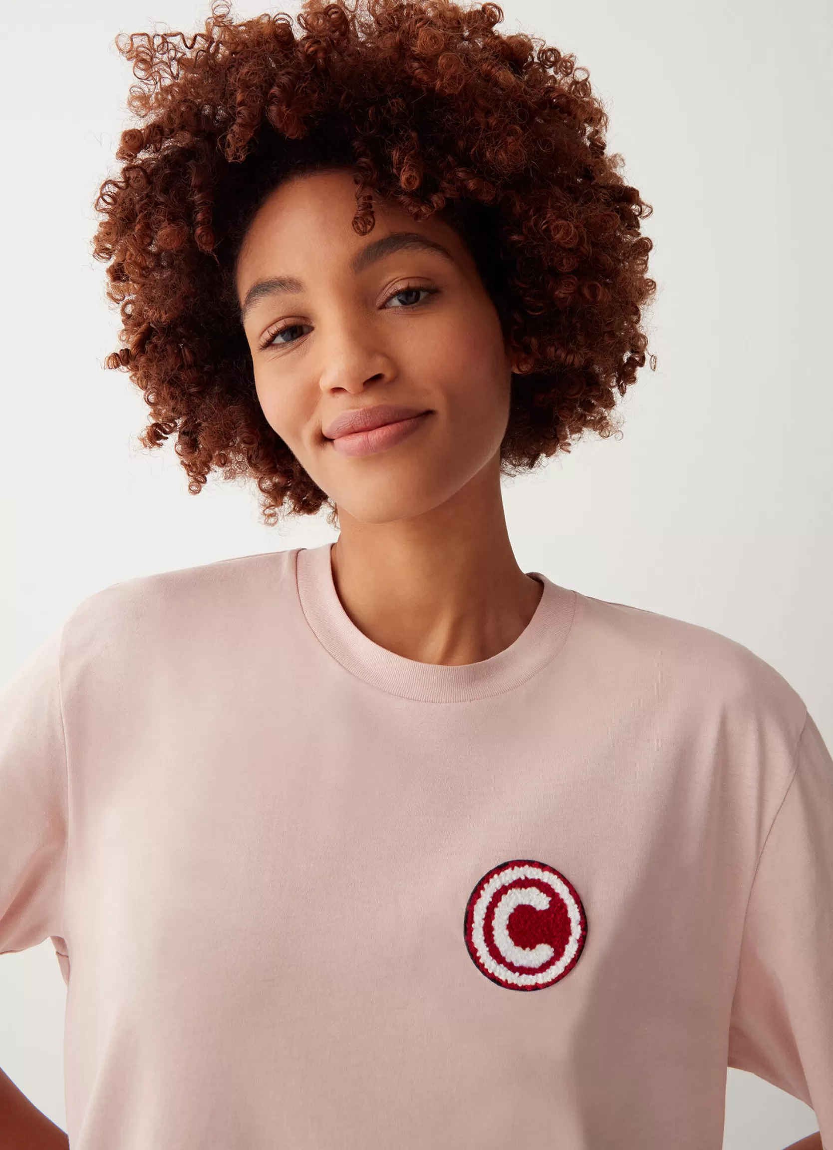 Colmar Varsity T-shirt with print on the back | woman Outlet