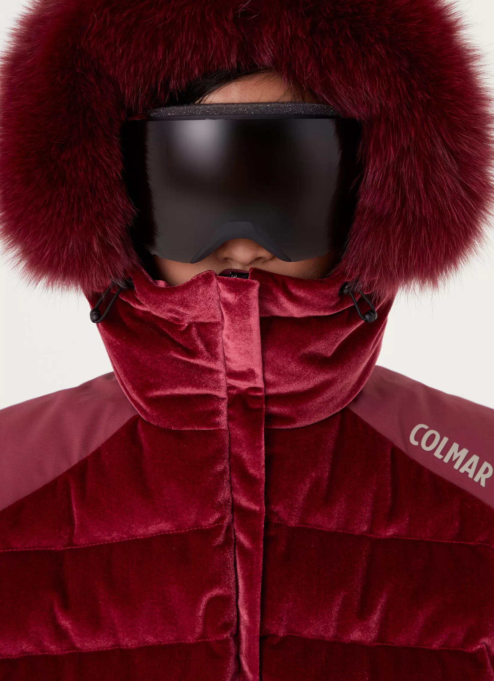 Colmar Velvet ski vest with fur | woman Outlet