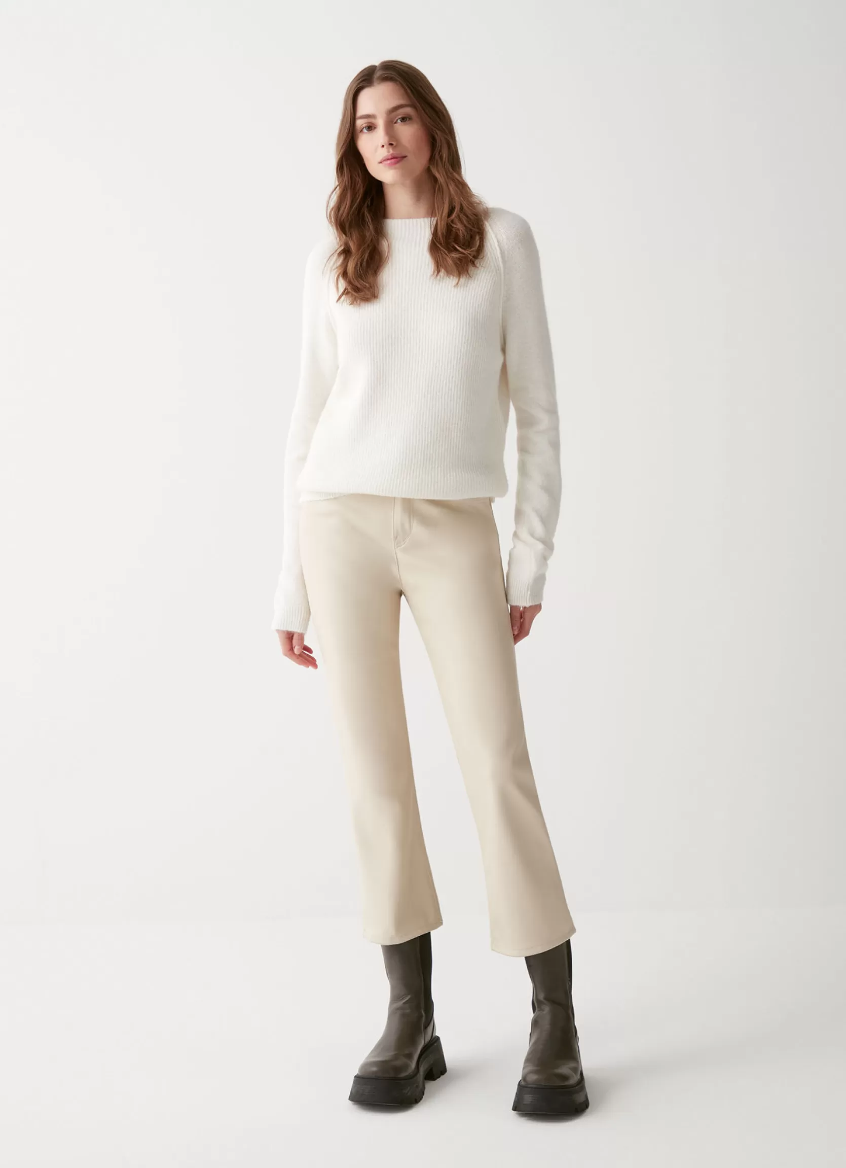 Colmar Volcano neck pullover in merino wool | woman Pullovers
